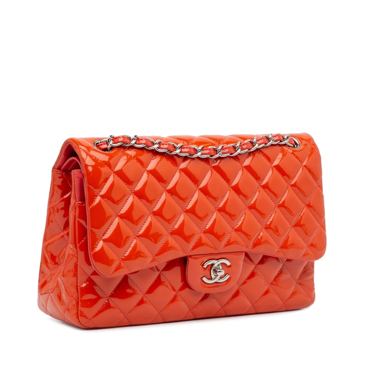 Chanel Jumbo Classic Patent Double Flap SHG-WfZZDB Handbag