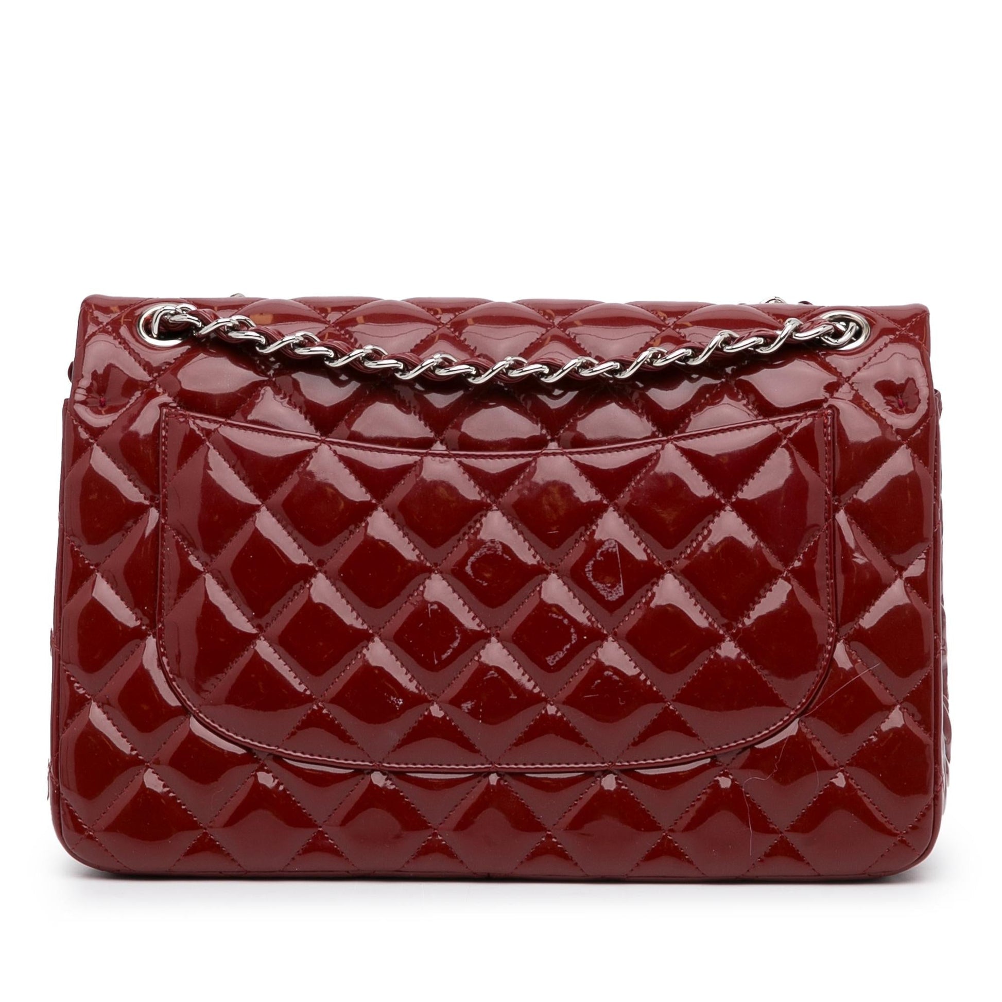 Chanel Jumbo Classic Patent Double Flap SHG-fh31oX Handbag