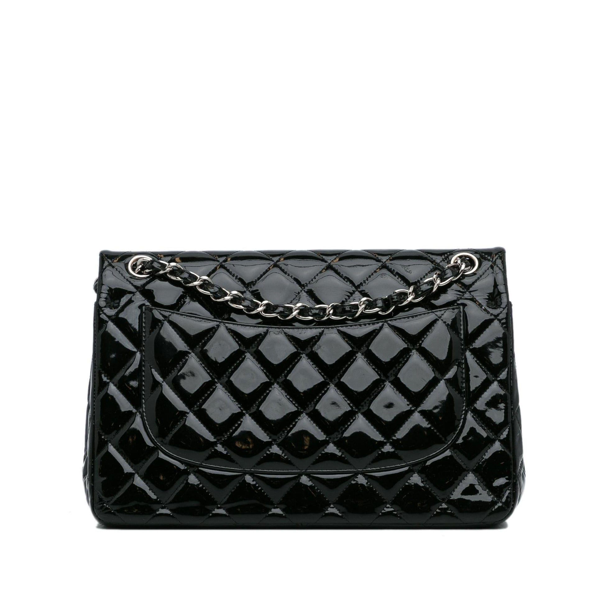 Chanel Jumbo Classic Patent Double Flap SHG-wi4FA2 Handbag