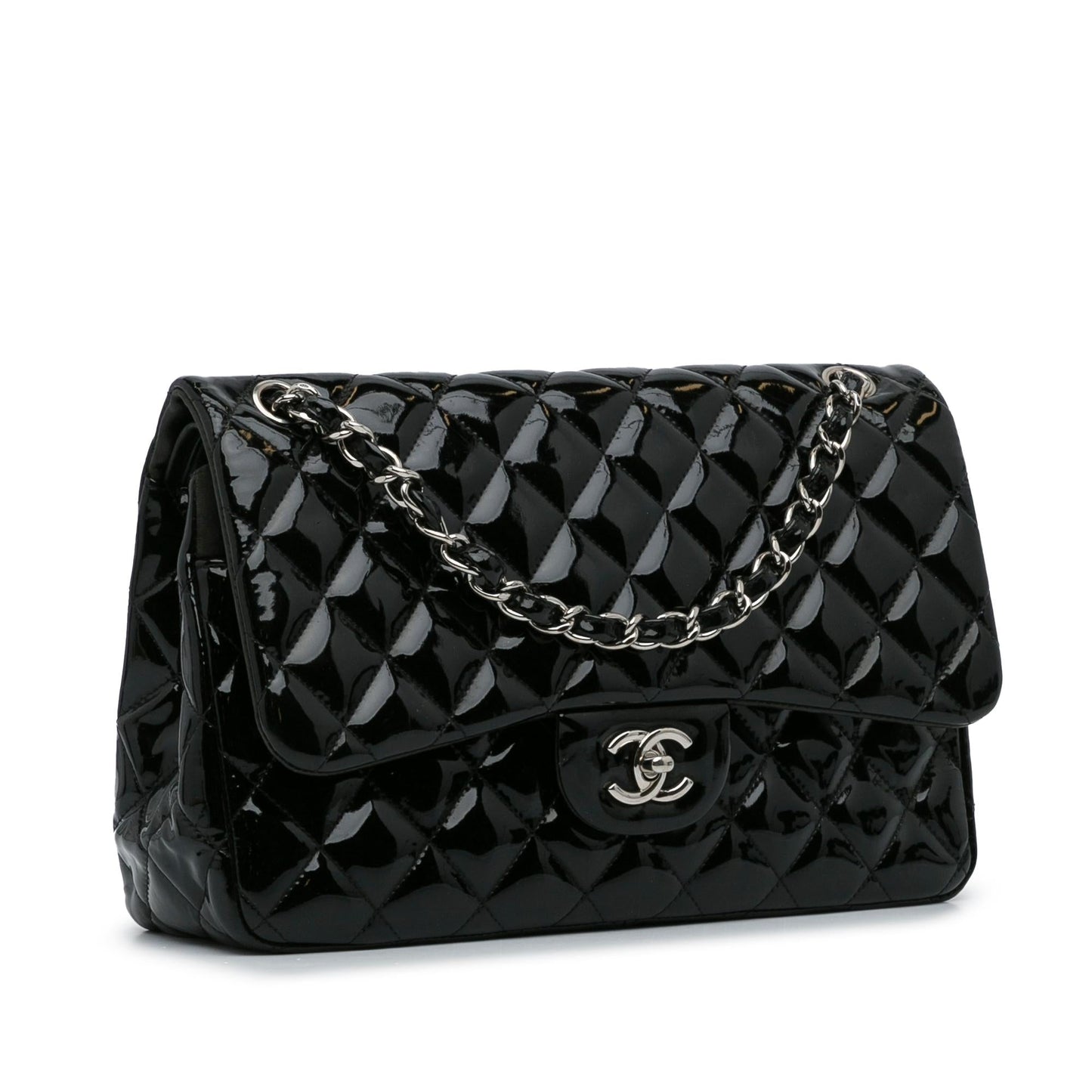 Chanel Jumbo Classic Patent Double Flap SHG-88VGAj Handbag