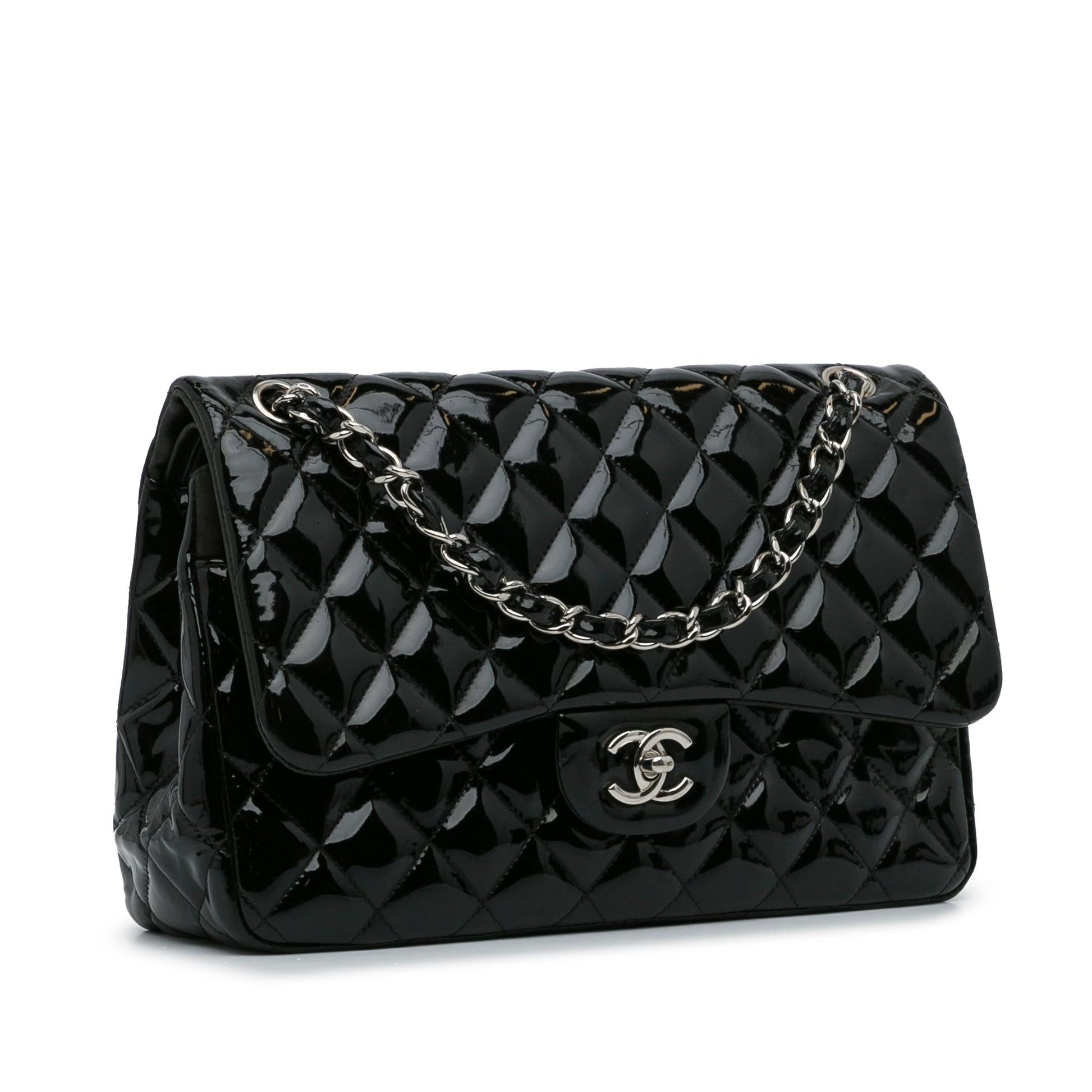 Chanel Jumbo Classic Patent Double Flap SHG-88VGAj Handbag