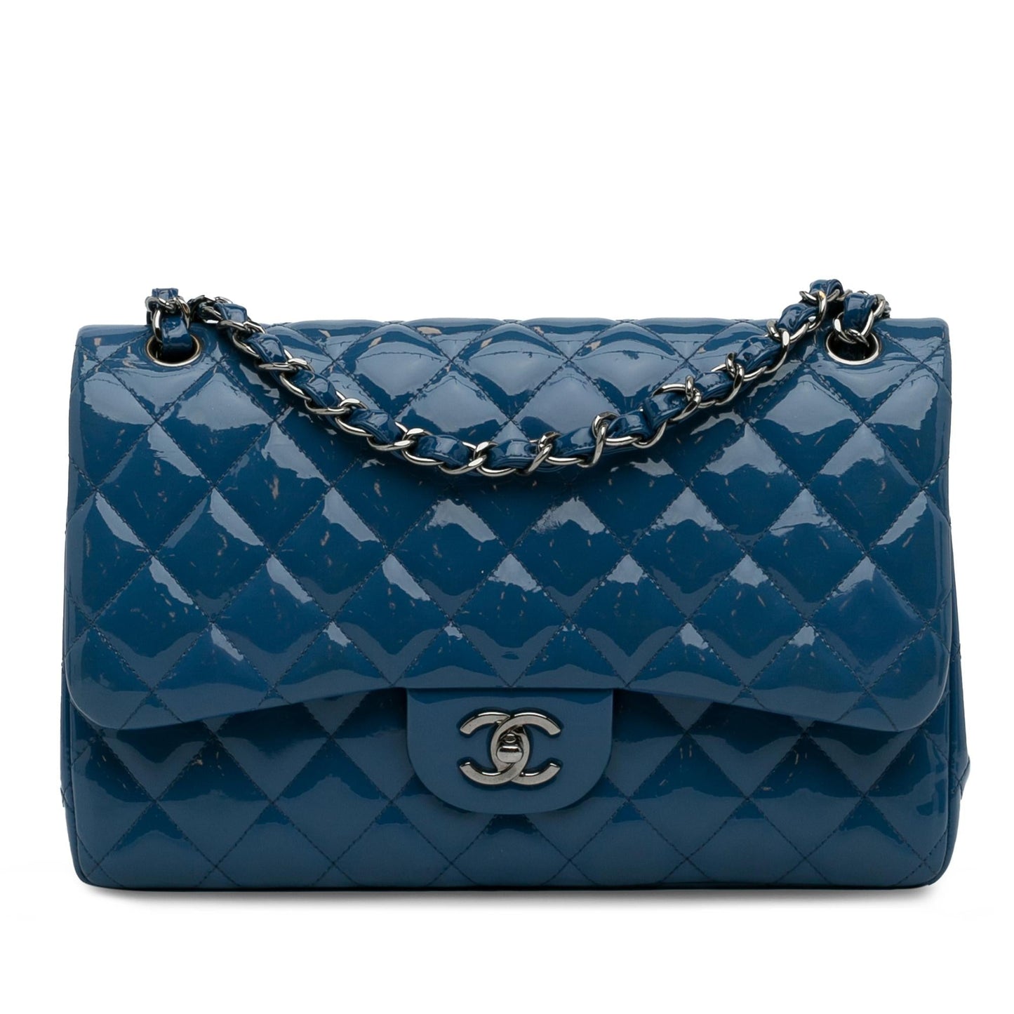 Chanel Jumbo Classic Patent Double Flap SHG-2XZ1rB Handbag