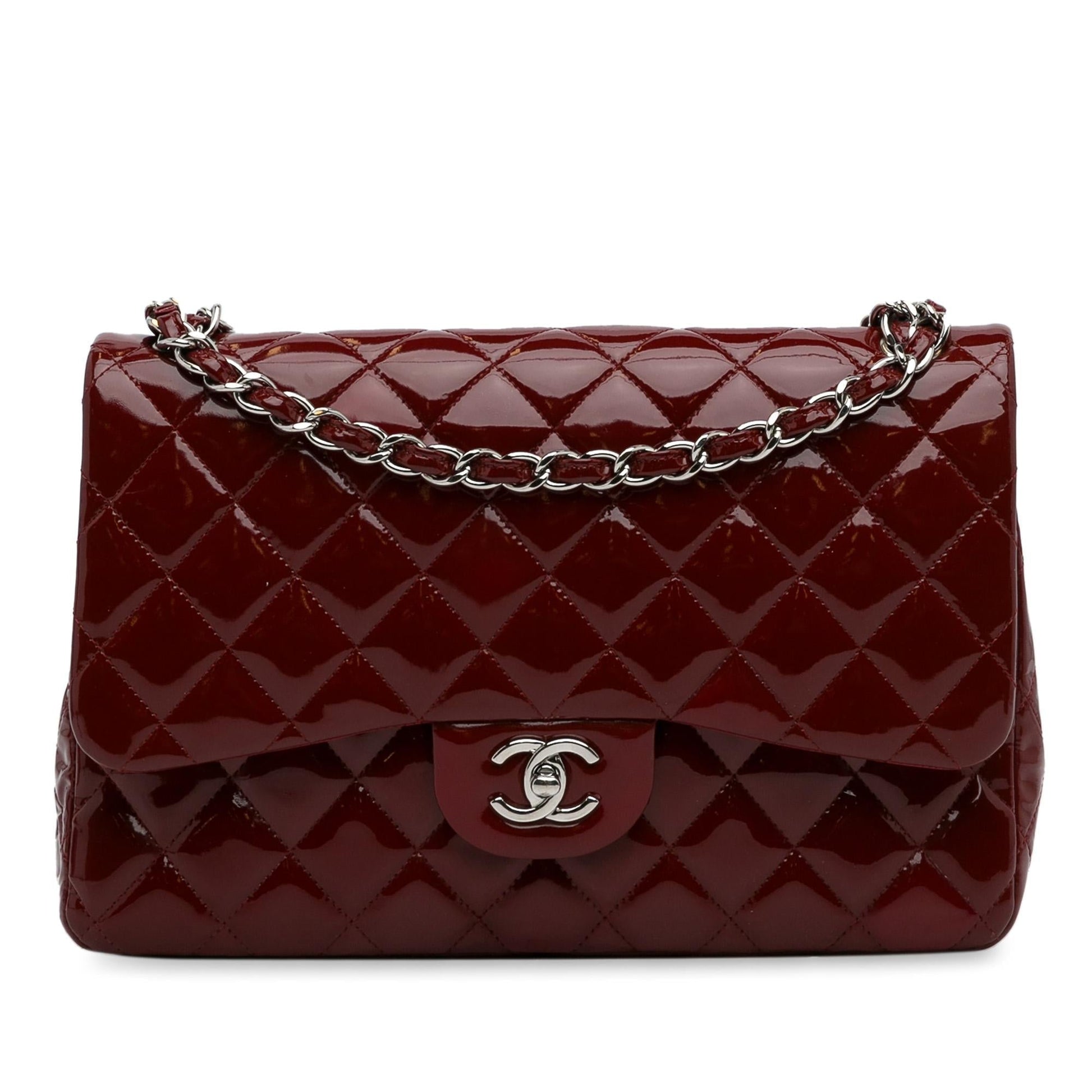 Chanel Jumbo Classic Patent Double Flap SHG-xpIJe0 Handbag