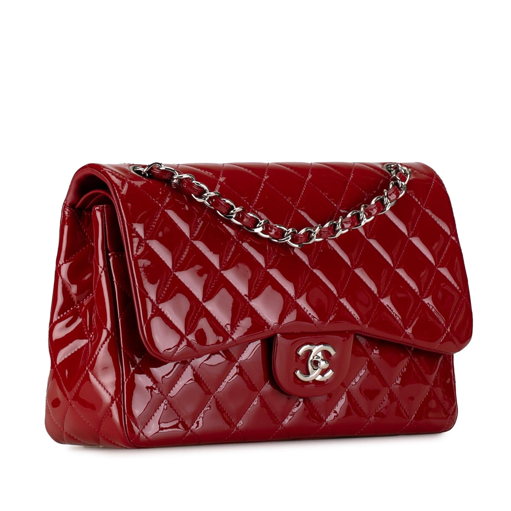 Chanel Jumbo Classic Patent Double Flap SHG-rg1hZI Handbag