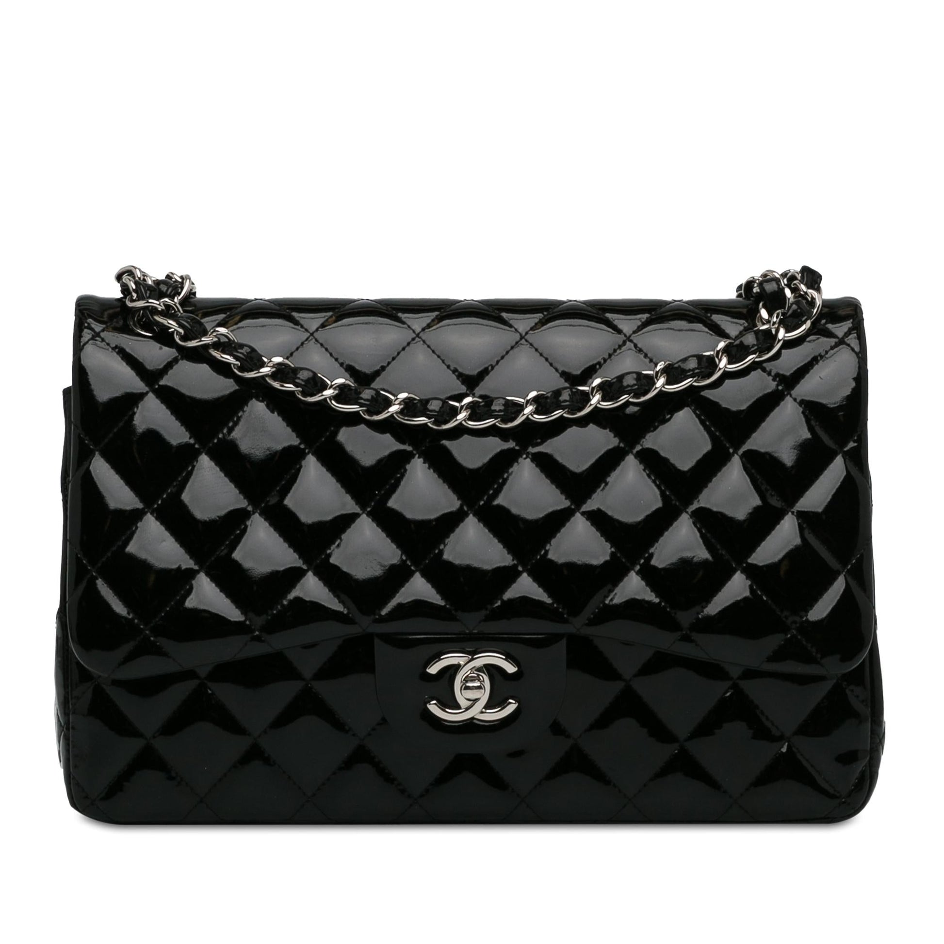Chanel Jumbo Classic Patent Double Flap SHG-JL2ojZ Handbag