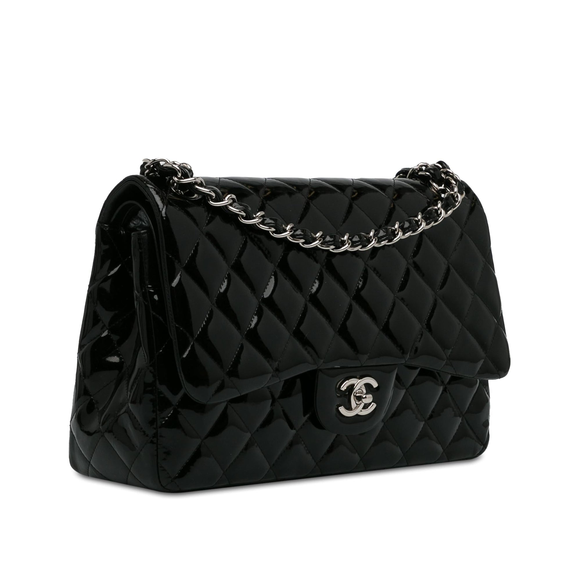 Chanel Jumbo Classic Patent Double Flap SHG-JL2ojZ Handbag