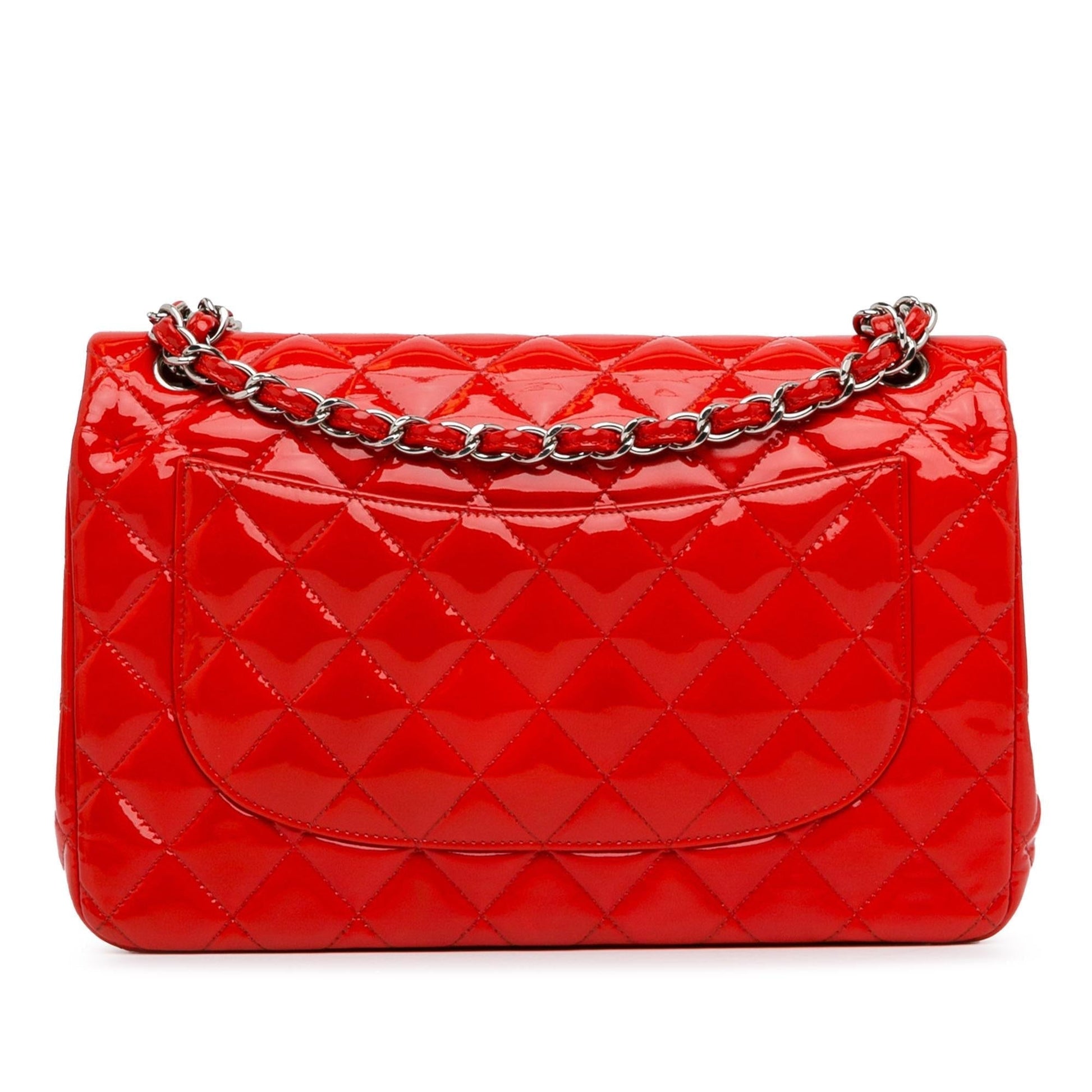 Chanel Jumbo Classic Patent Double Flap (Shg-Pg0Njy) Bag