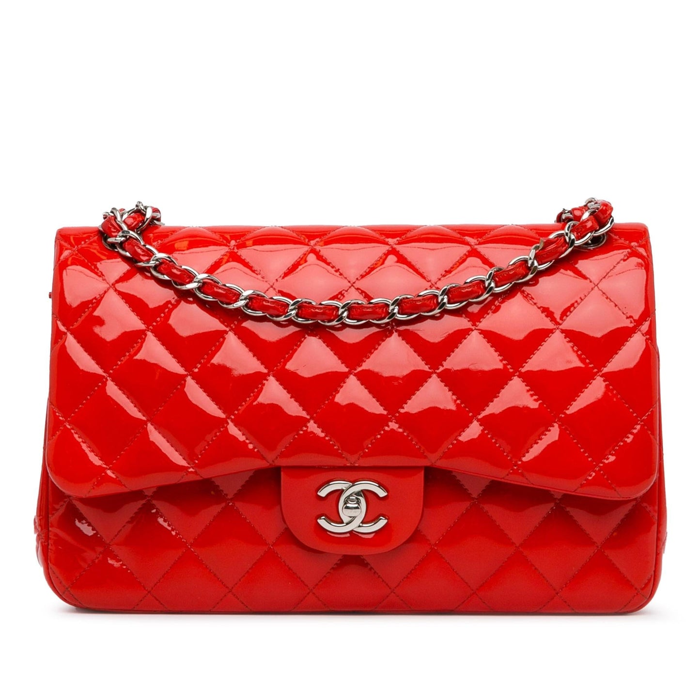 Chanel Jumbo Classic Patent Double Flap SHG-Pg0nJy Handbag
