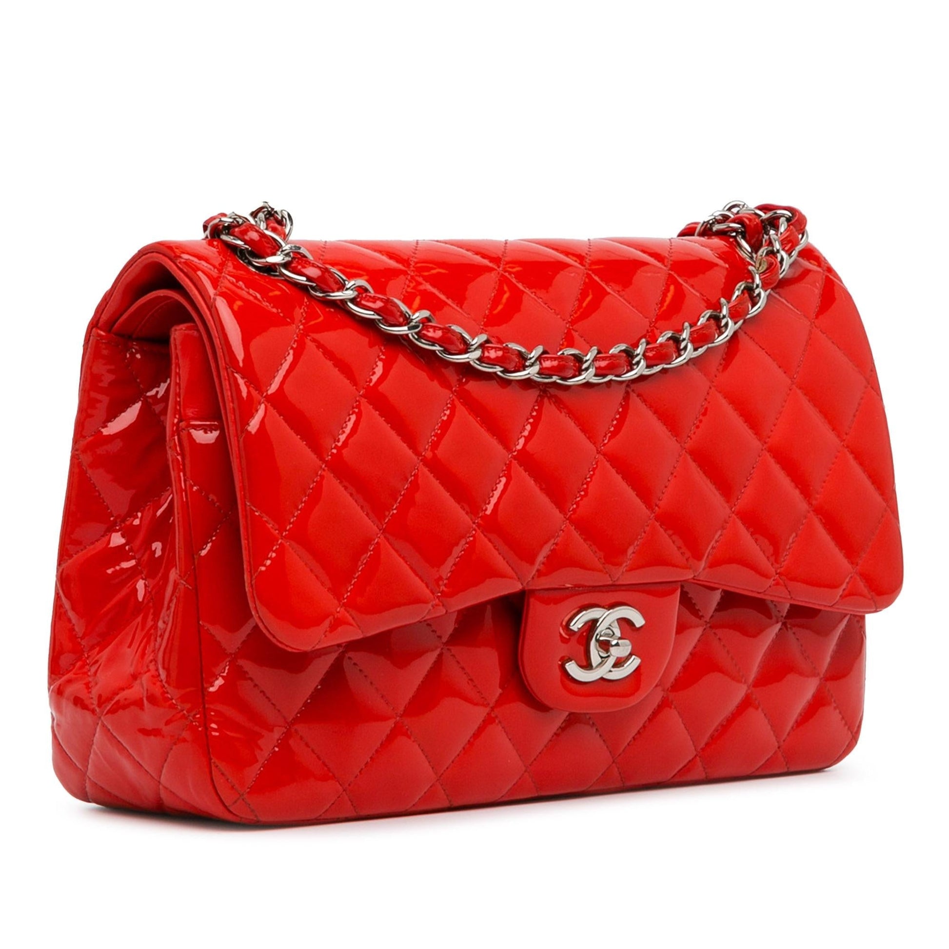 Chanel Jumbo Classic Patent Double Flap SHG-Pg0nJy Handbag