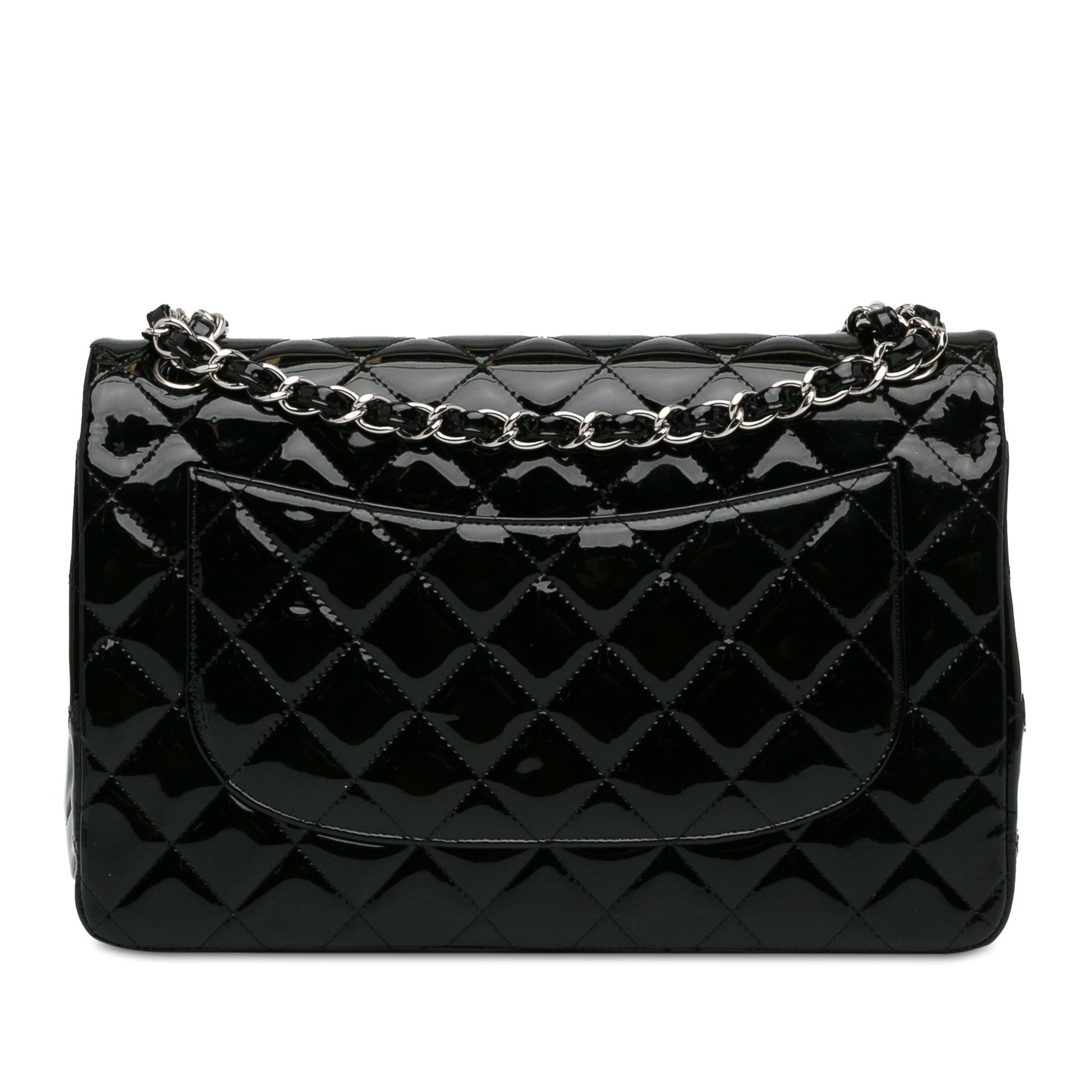 Chanel Jumbo Classic Patent Double Flap SHG-Emgu8N Handbag