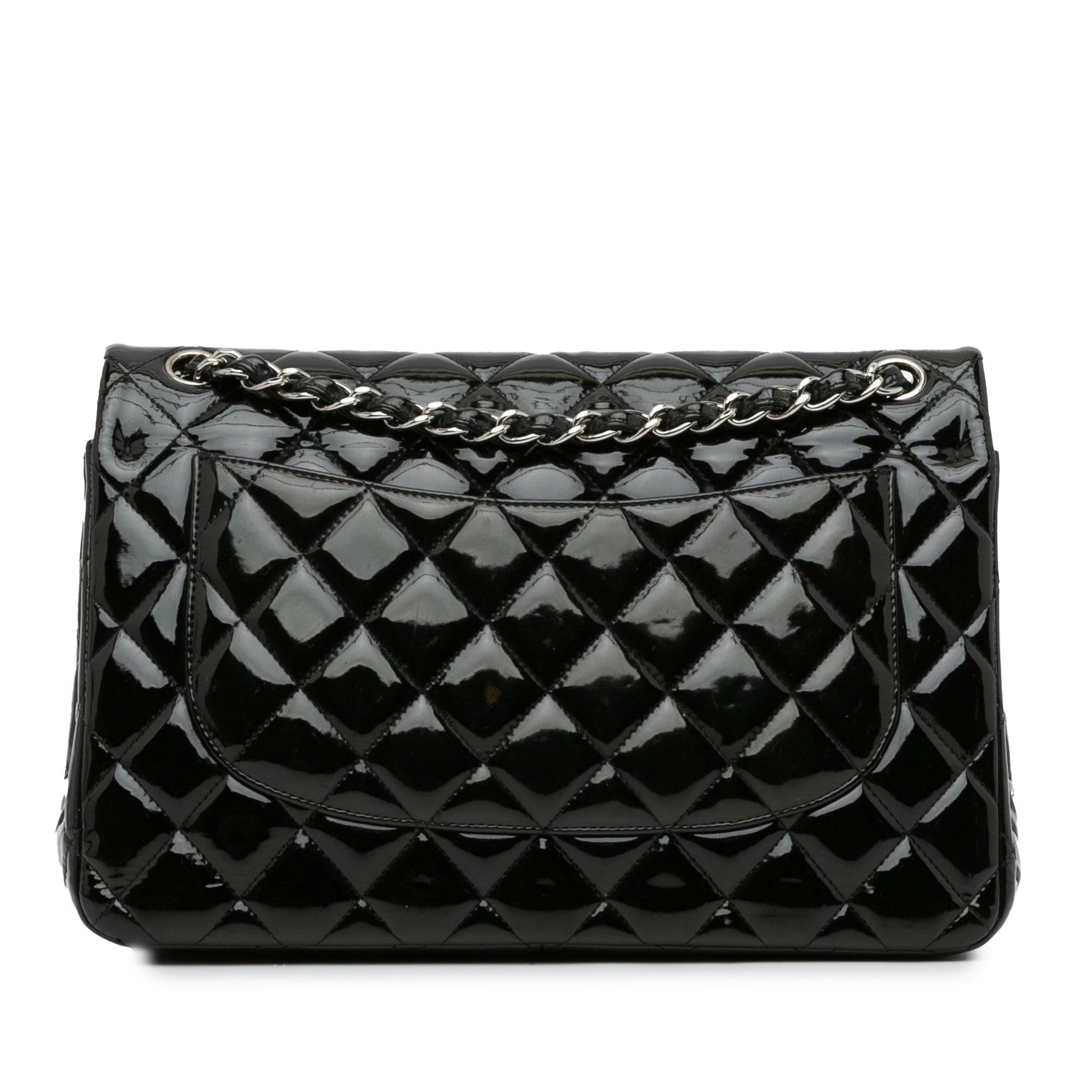 Chanel Jumbo Classic Patent Double Flap SHG-67ErRs Handbag