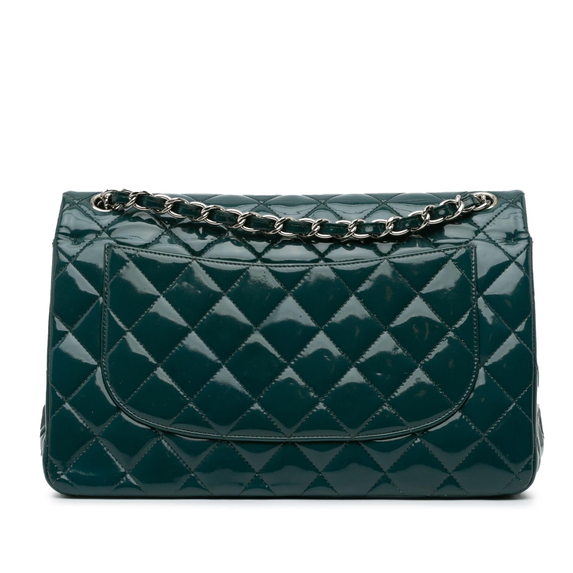 Chanel Jumbo Classic Patent Double Flap SHG-A8oS33 Handbag