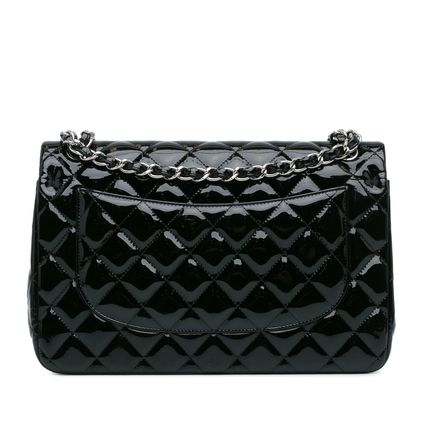 Chanel Jumbo Classic Patent Double Flap SHG-OHbgvl Handbag