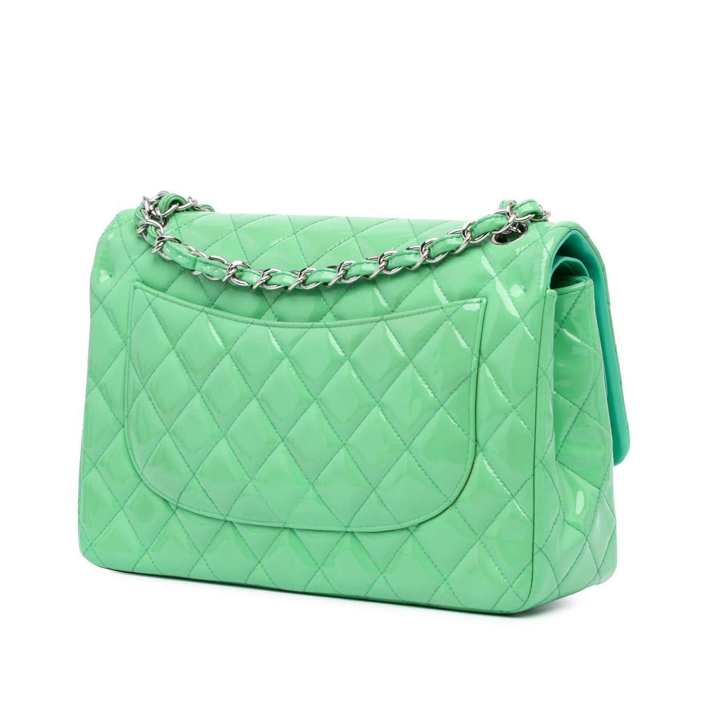 Chanel Jumbo Classic Patent Double Flap SHG-vCasJx Handbag