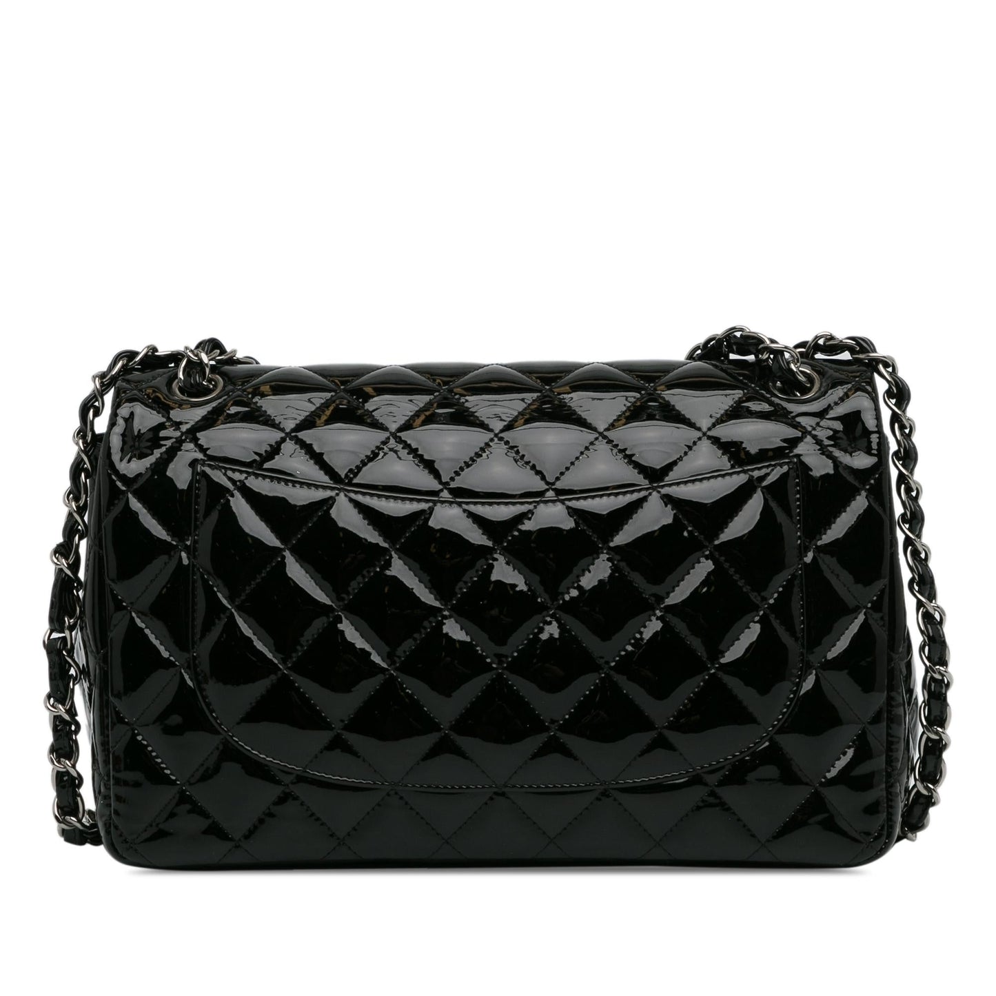 Chanel Jumbo Classic Patent Double Flap SHG-VxoOgX Handbag