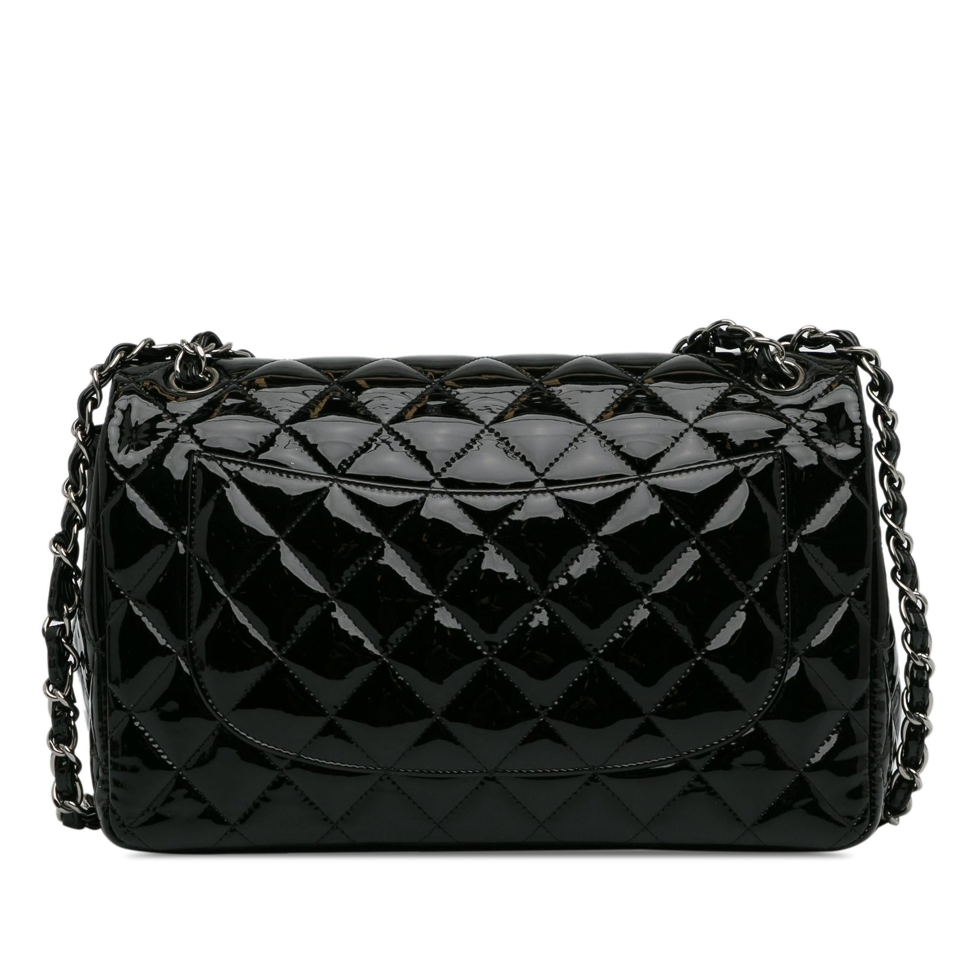 Chanel Jumbo Classic Patent Double Flap SHG-VxoOgX Handbag