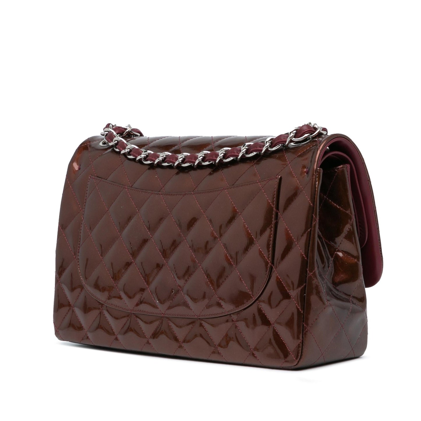 Chanel Jumbo Classic Patent Double Flap SHG-ENM6bZ Handbag