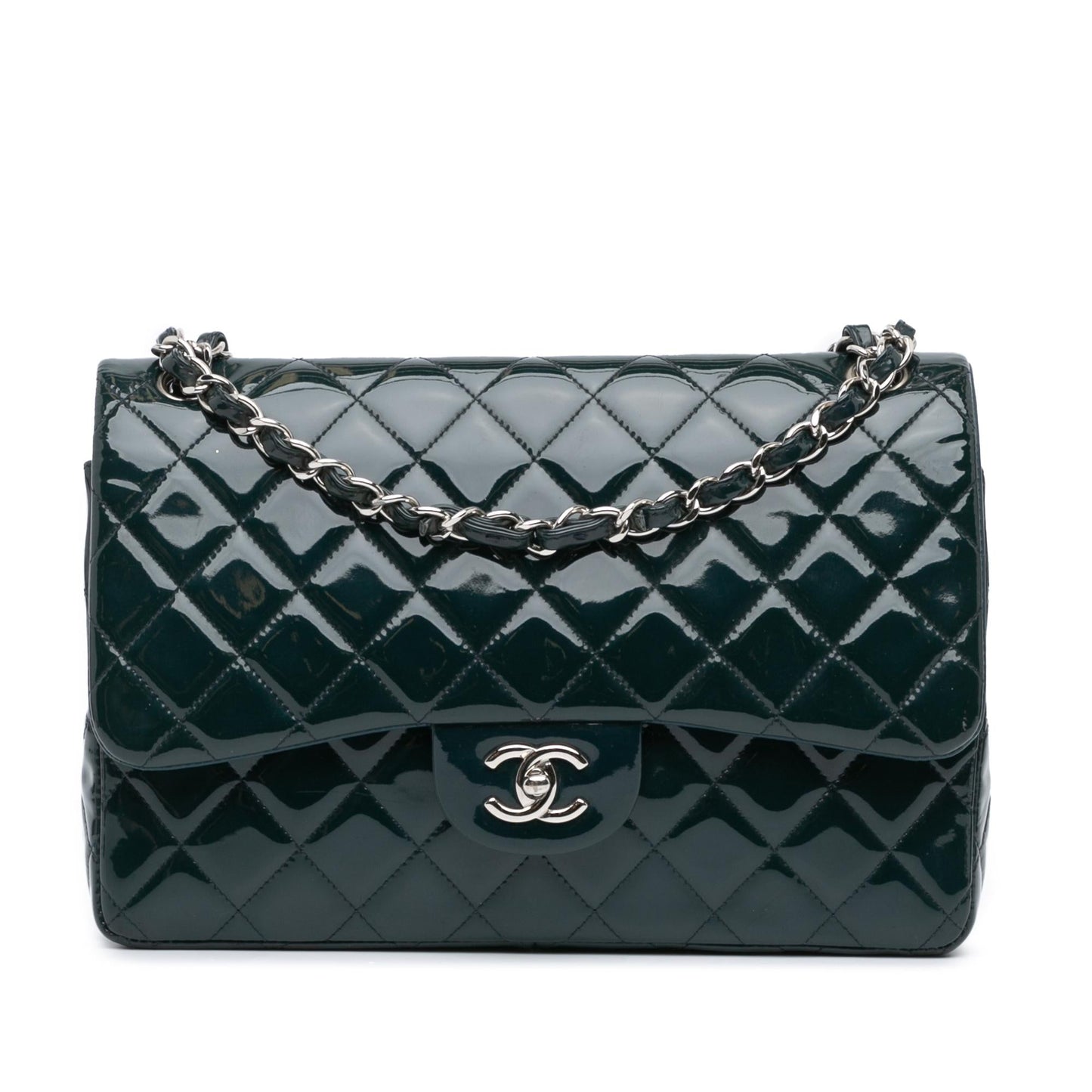 Chanel Jumbo Classic Patent Double Flap SHG-1iWSwn Handbag