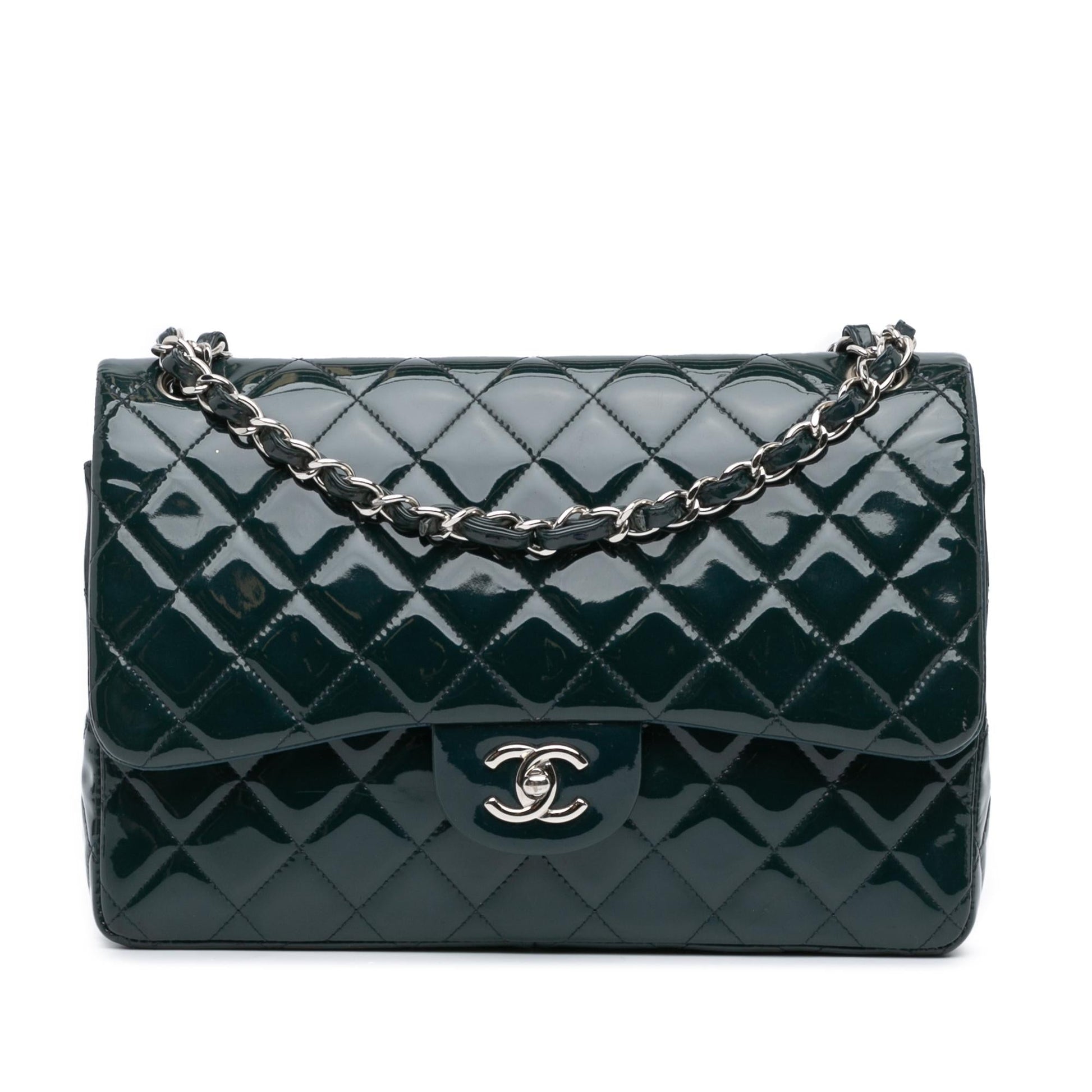 Chanel Jumbo Classic Patent Double Flap SHG-1iWSwn Handbag