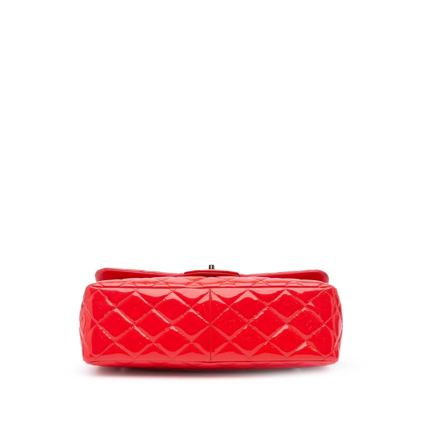 Chanel Jumbo Classic Patent Double Flap Handbag Flap 8