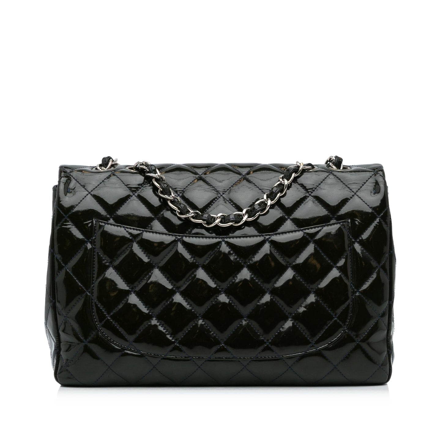 Chanel Jumbo Classic Patent Single Flap SHG-WIi3Tf Shoulder Bag