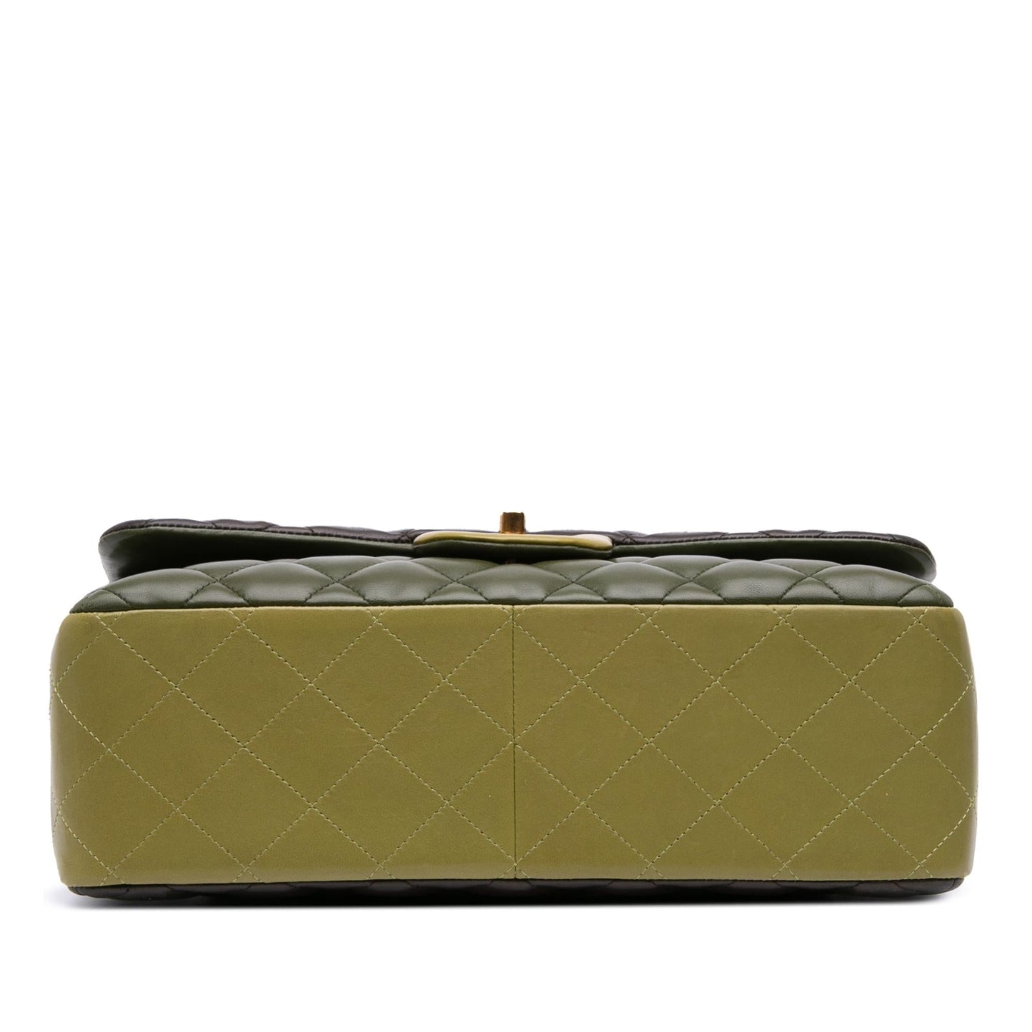 Chanel Jumbo Classic Tricolor Lambskin Double Flap Handbag
