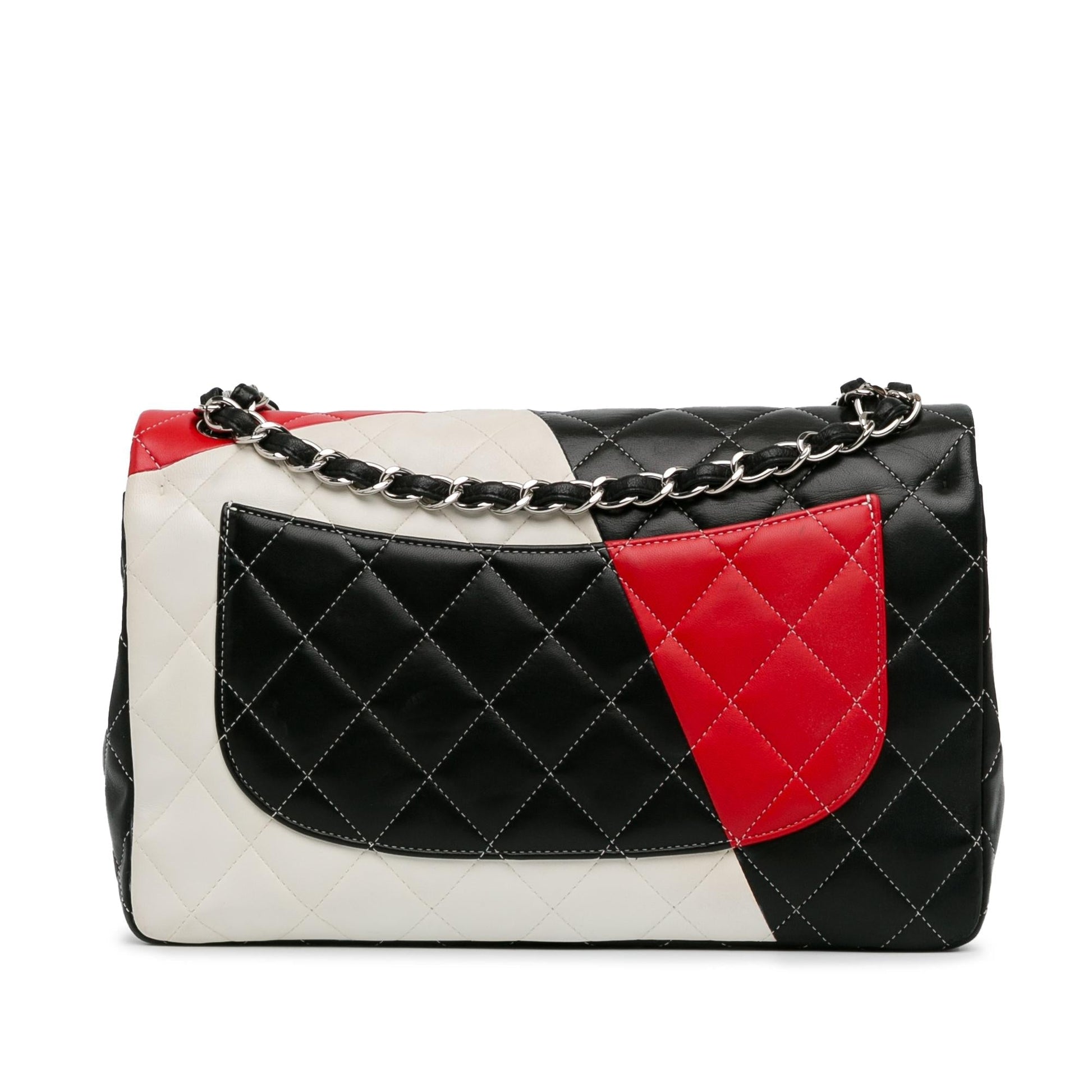 Chanel Jumbo Colorblock Classic Flap SHG-9TADjH Shoulder Bag