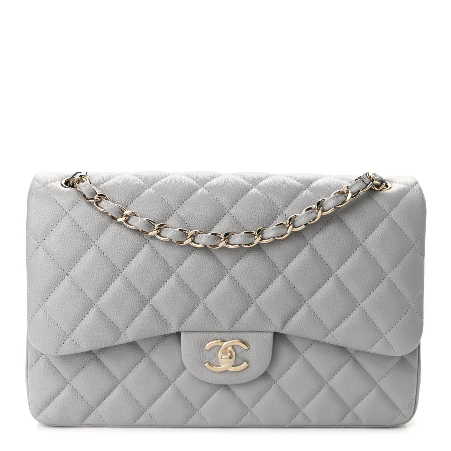 Chanel CLASSIC QUILTED CAVIAR JUMBO DOUBLE FLAP Shoulder Bag