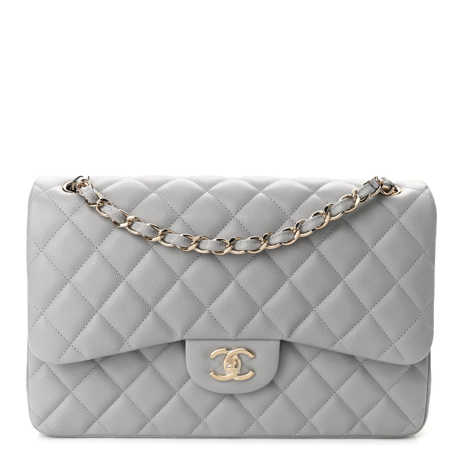 Chanel CLASSIC QUILTED CAVIAR JUMBO DOUBLE FLAP Shoulder Bag