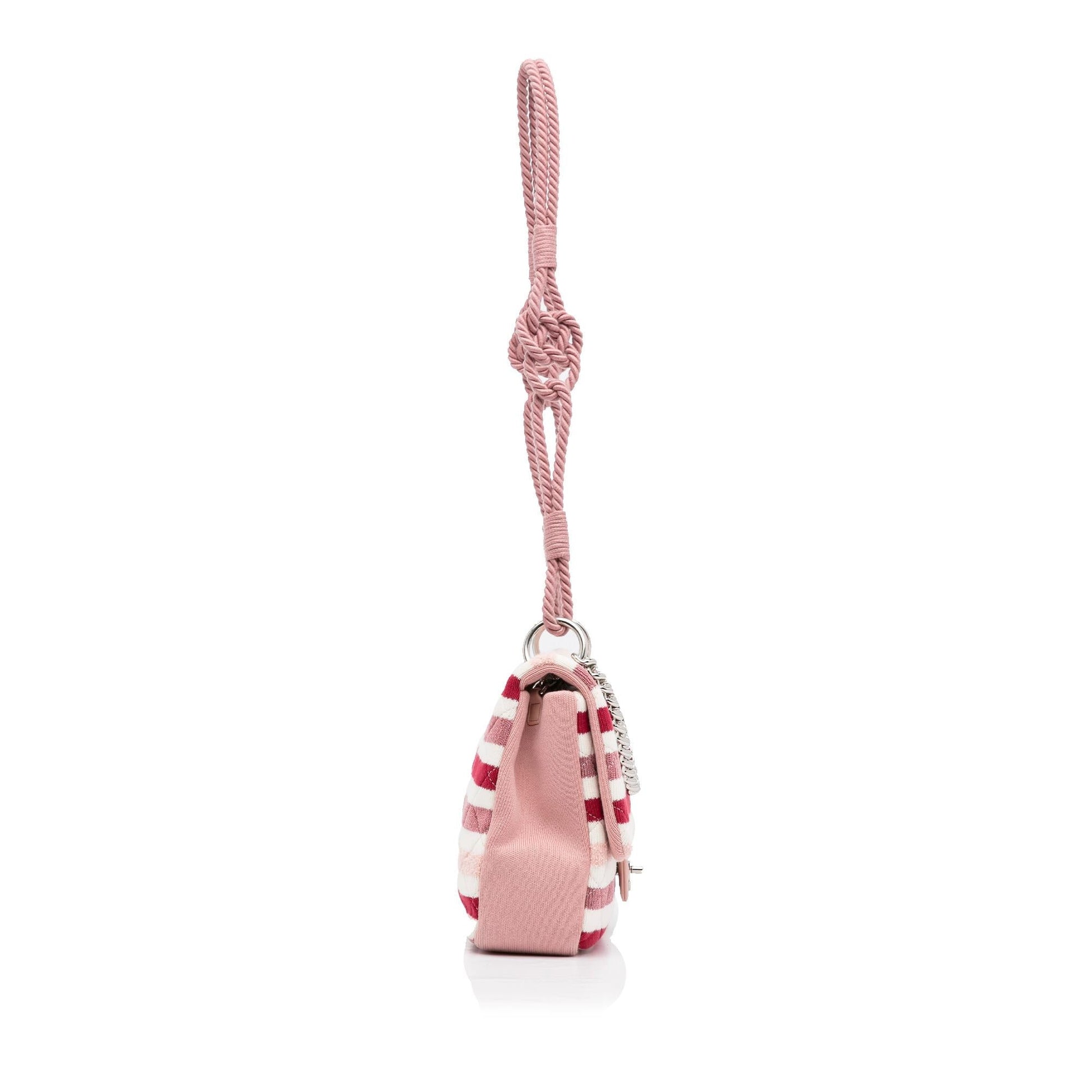 Chanel Jumbo Jersey Felt Rope Flap SHG-KKPZgg Handbag