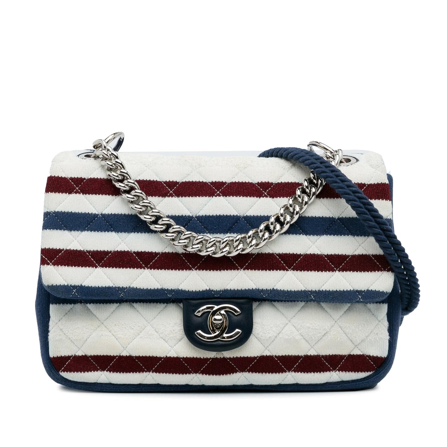 Chanel Jumbo Jersey Rope Flap SHG-ixkP1F Shoulder Bag