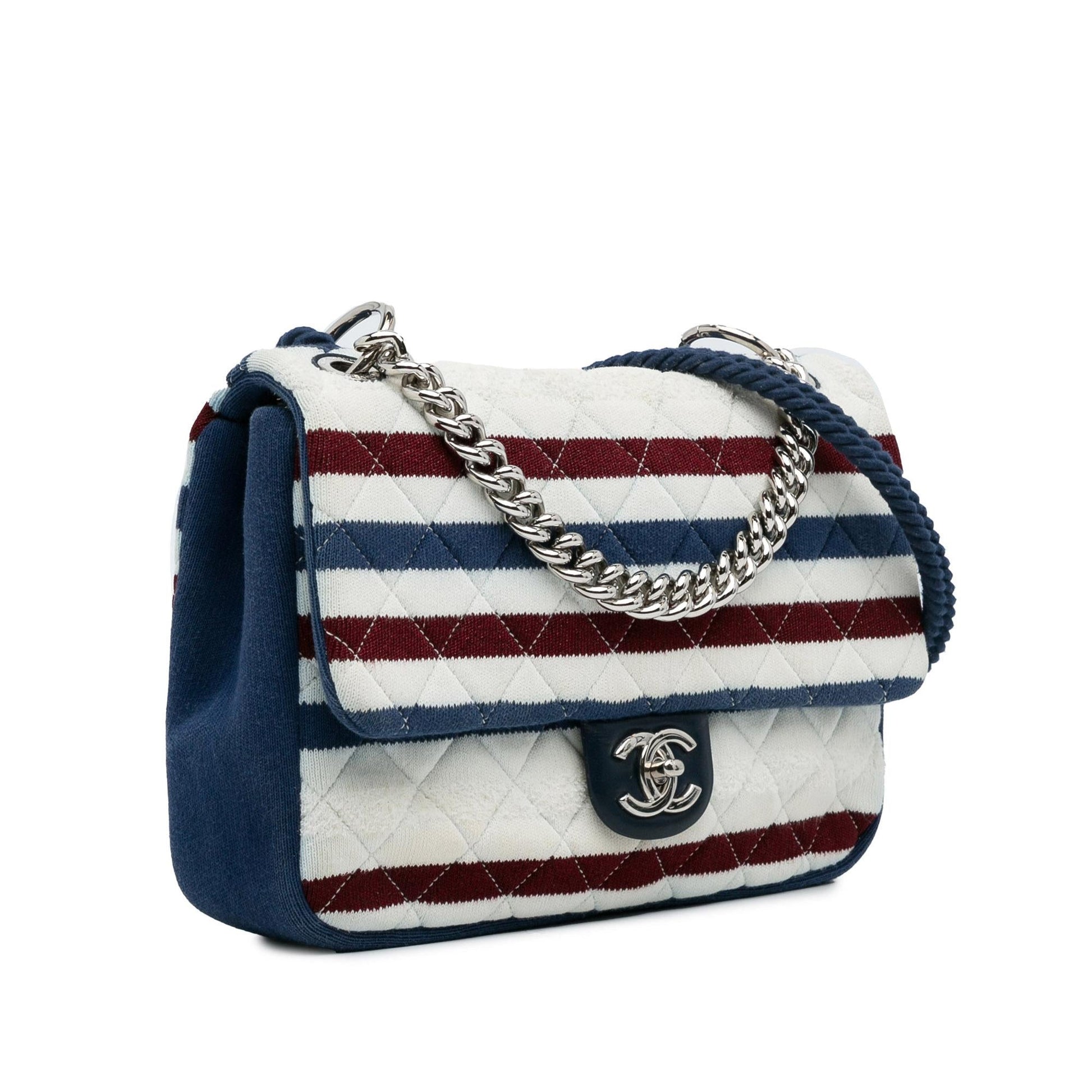 Chanel Jumbo Jersey Rope Flap SHG-ixkP1F Shoulder Bag