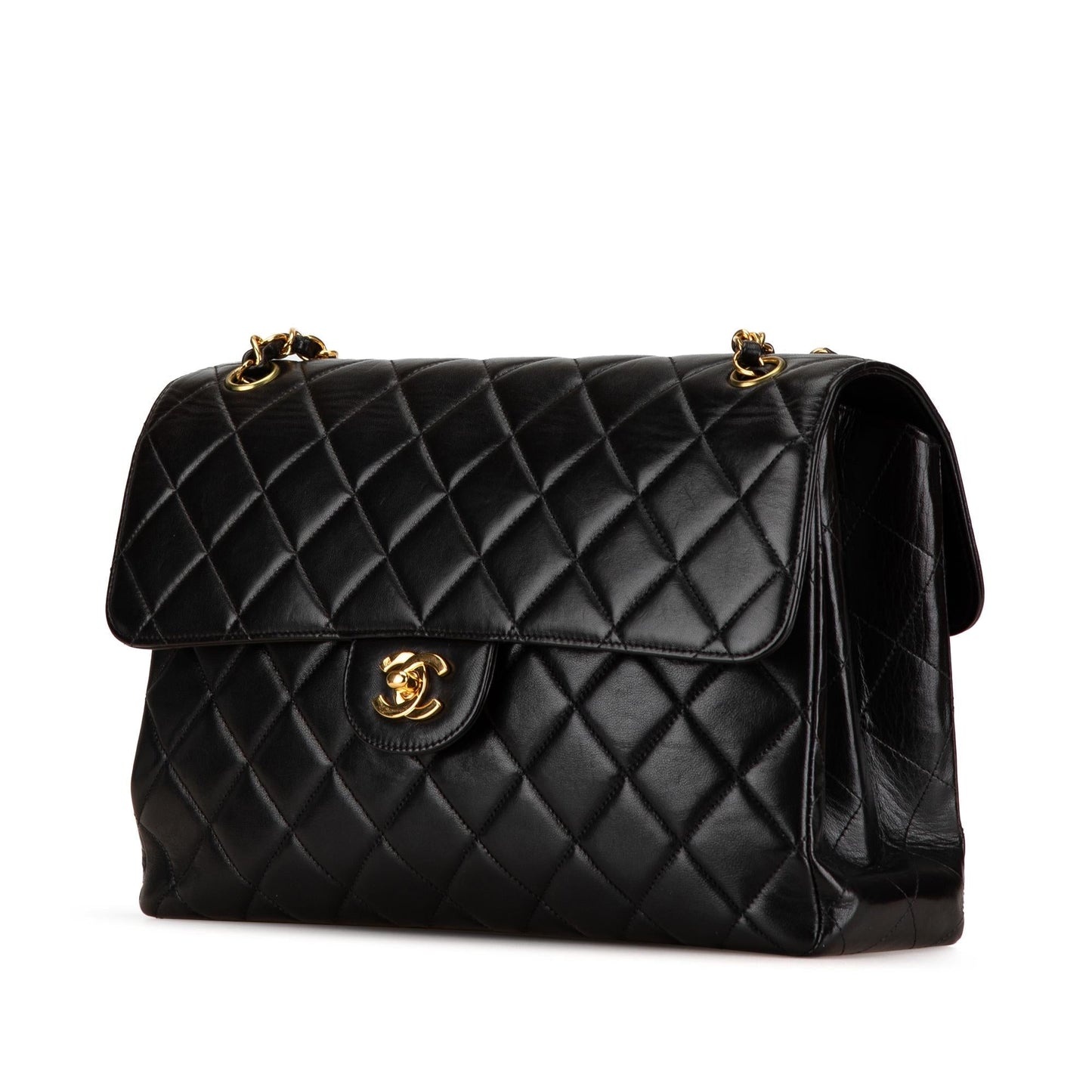 Chanel Jumbo Lambskin Double Sided Flap SHG-DFQlNW Handbag