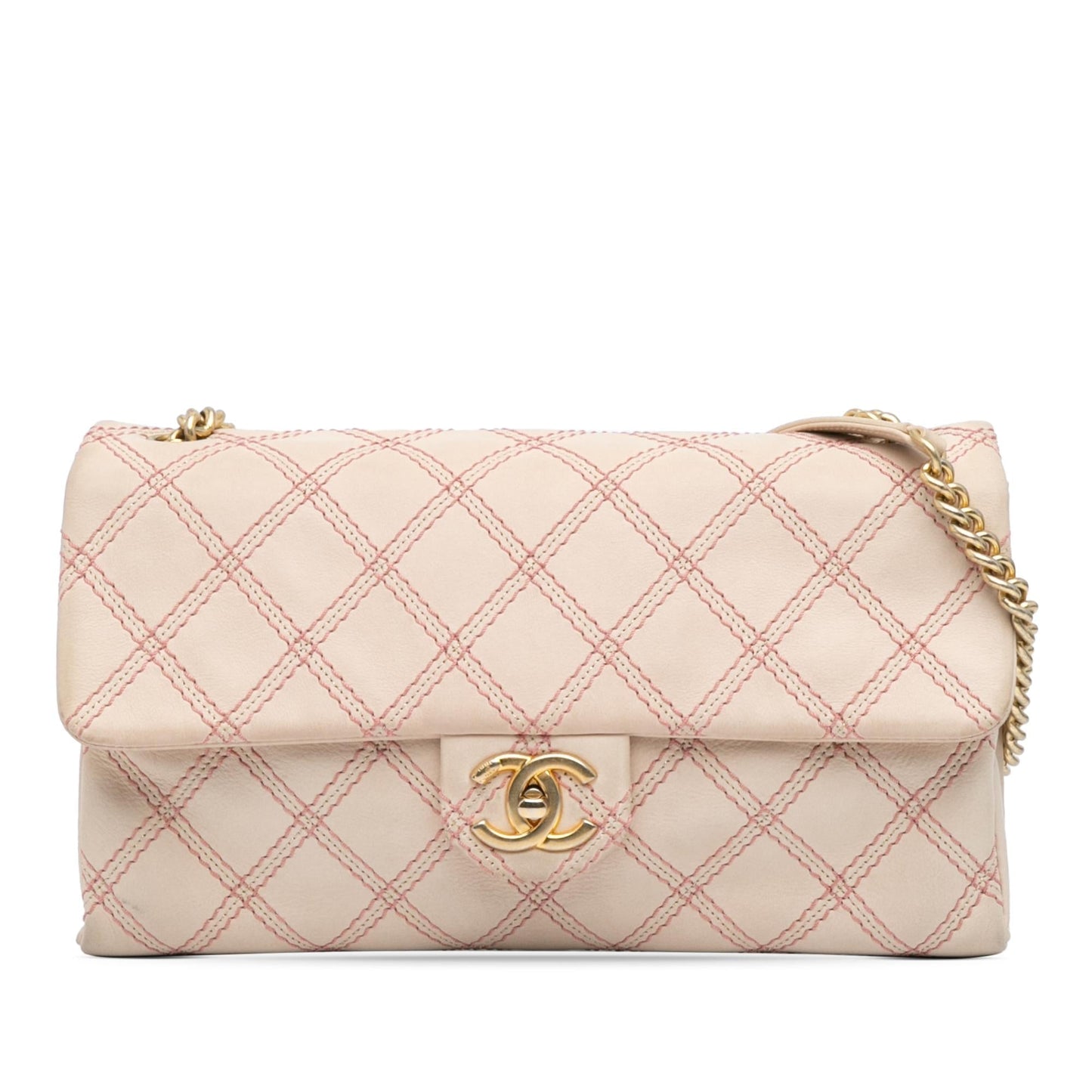 Chanel Jumbo Quilted Calfskin Triple Stitched Flap Handbag