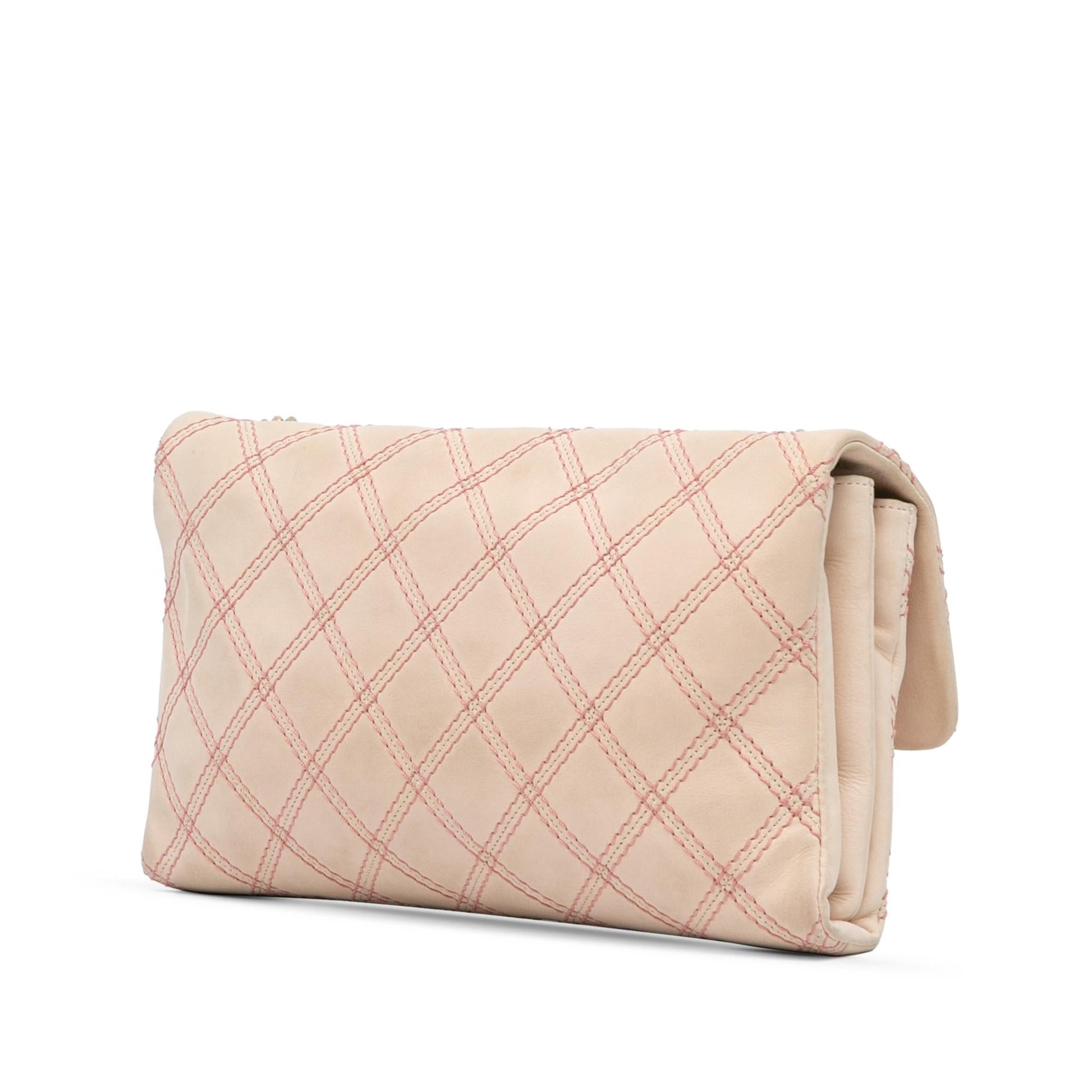 Chanel Jumbo Quilted Calfskin Triple Stitched Flap Handbag