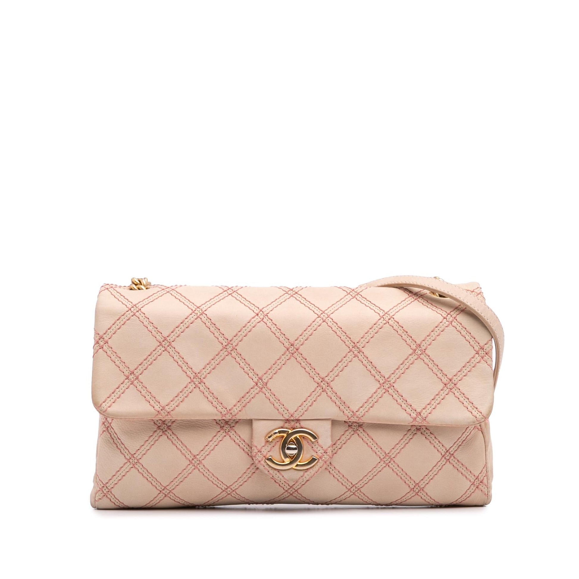 Chanel Jumbo Quilted Calfskin Triple Stitched Flap Handbag Flap 3