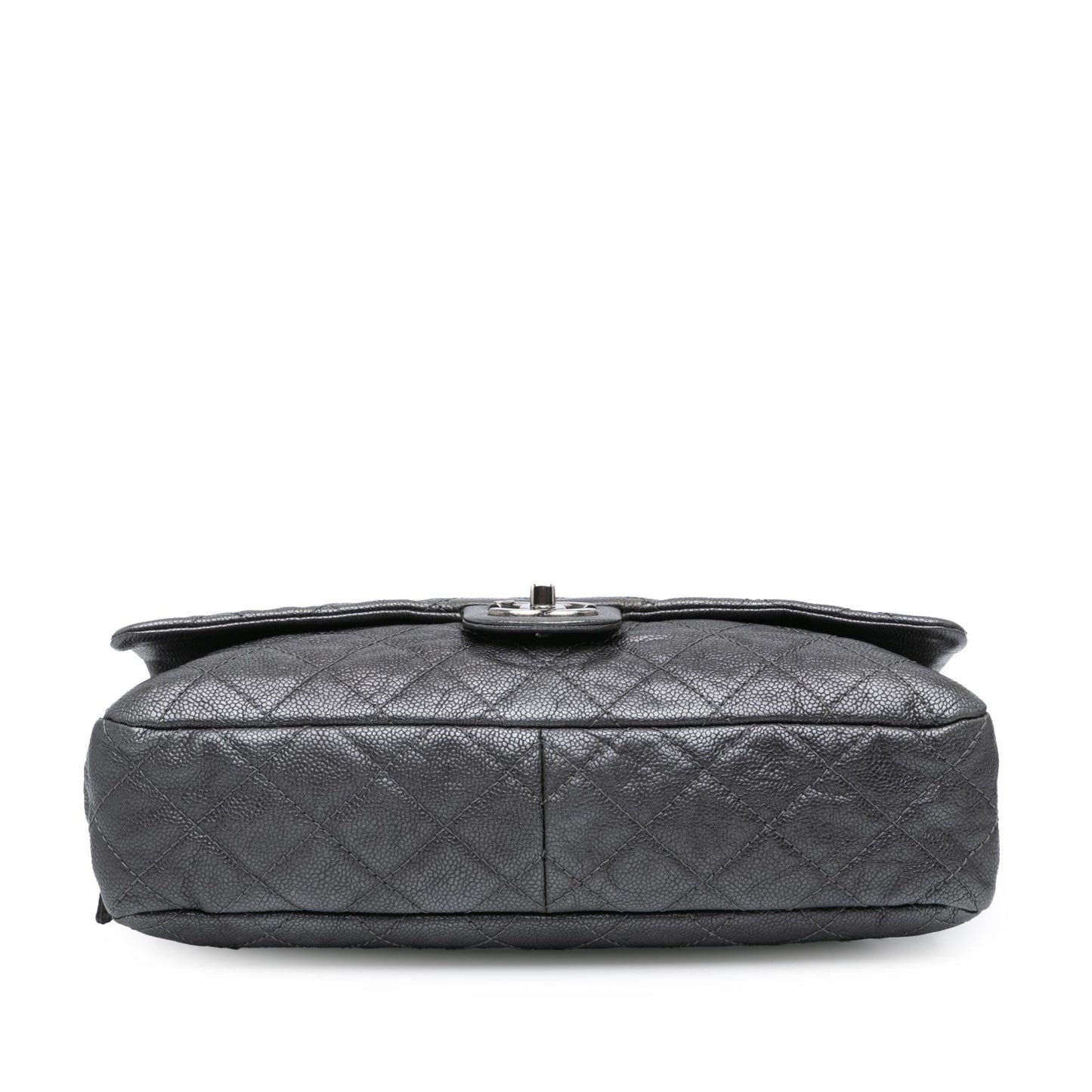 Chanel Jumbo Quilted Caviar Easy Flap Handbag