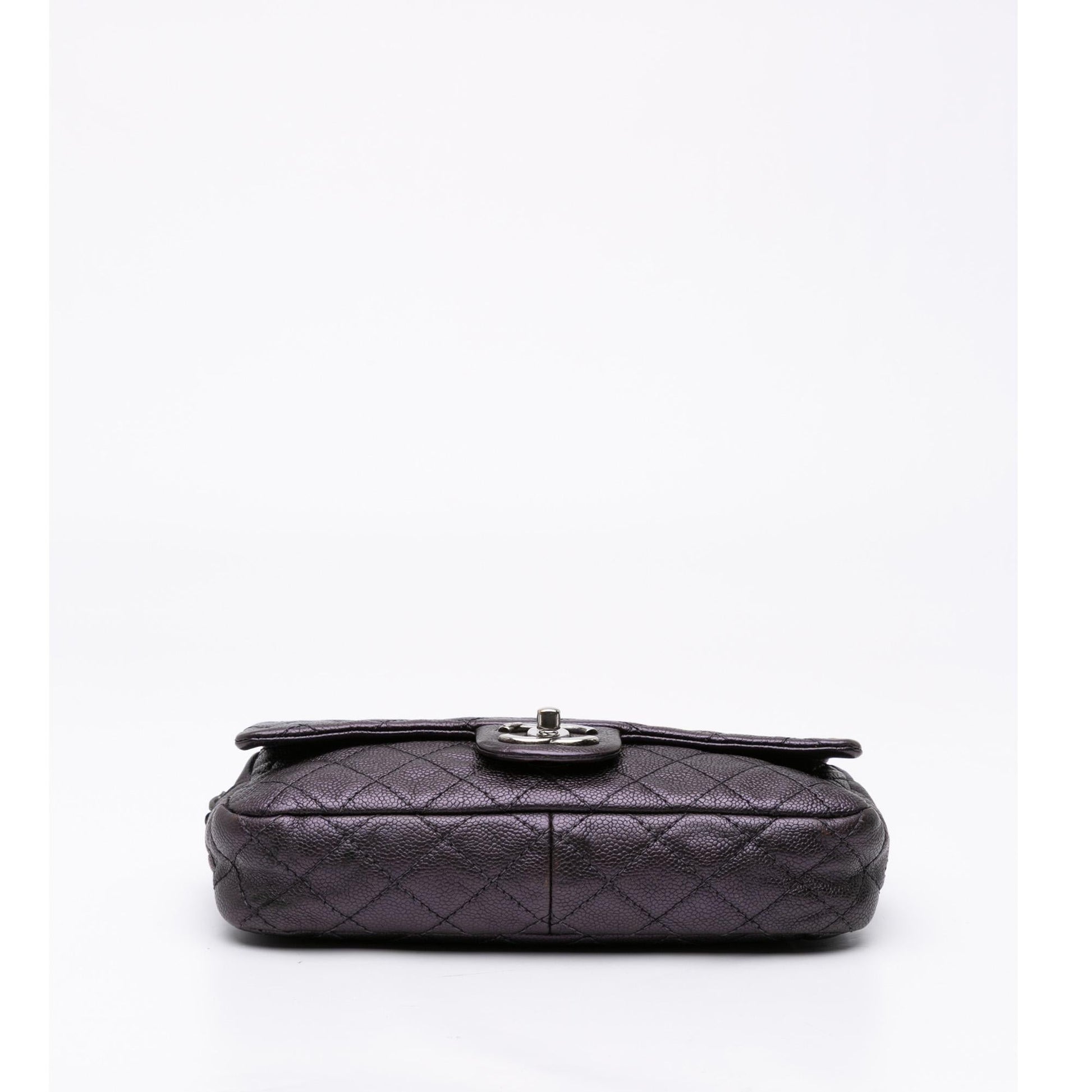 Chanel Jumbo Quilted Caviar Easy Flap Handbag Easy Flap