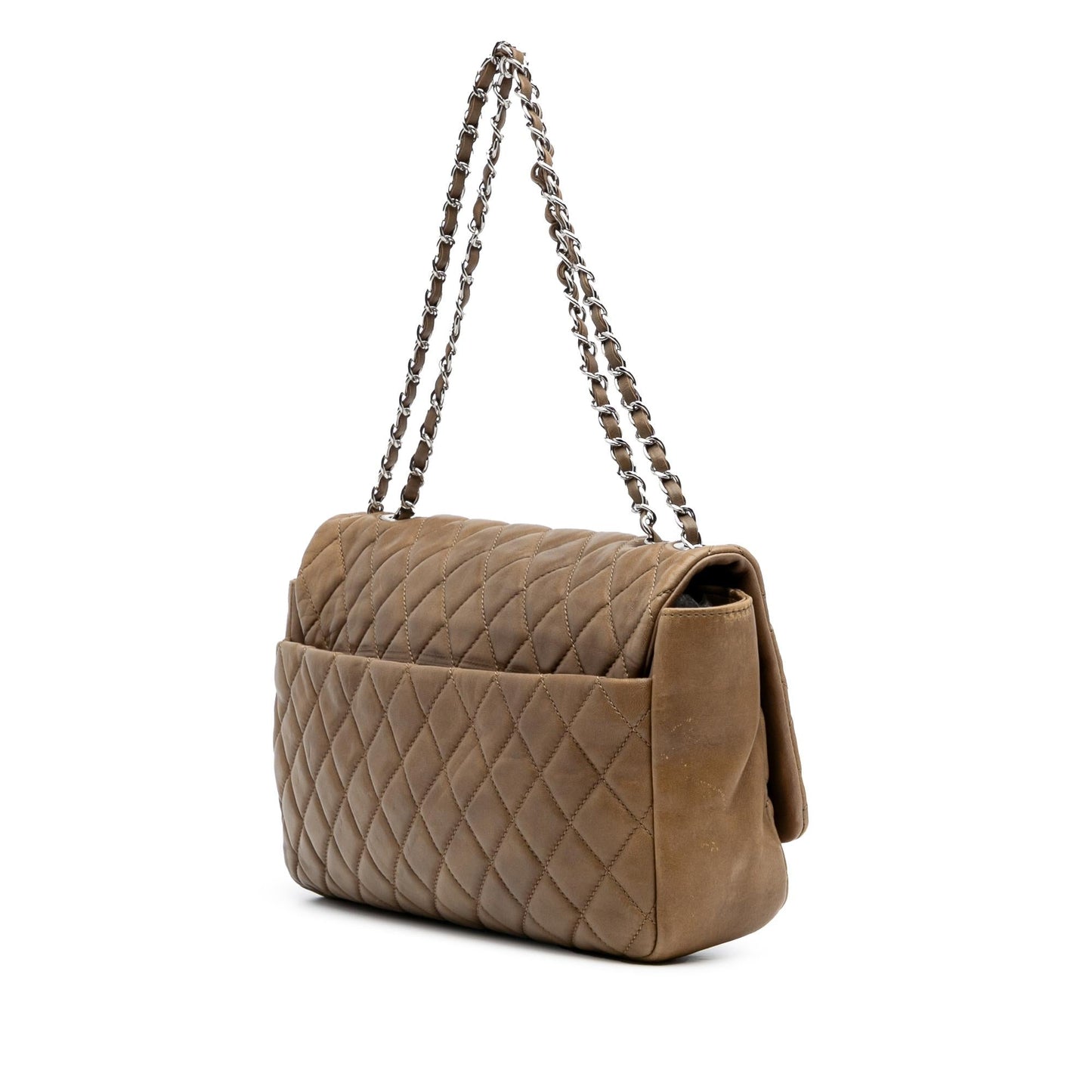 Chanel Jumbo Quilted Lambskin Coco Rain Flap Handbag Flap 3