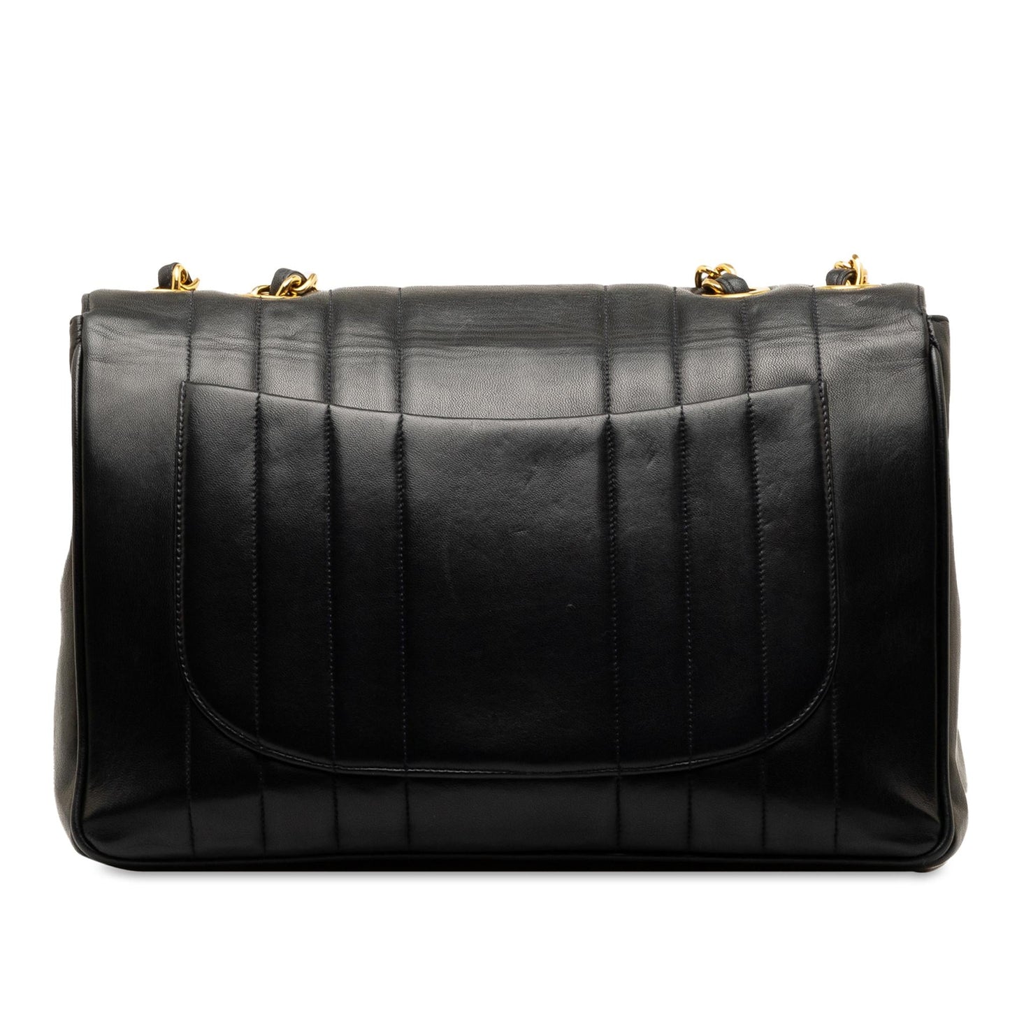 Chanel Jumbo Vertical Quilt Lambskin Single Flap (Shg-Nnbzf8) Bag