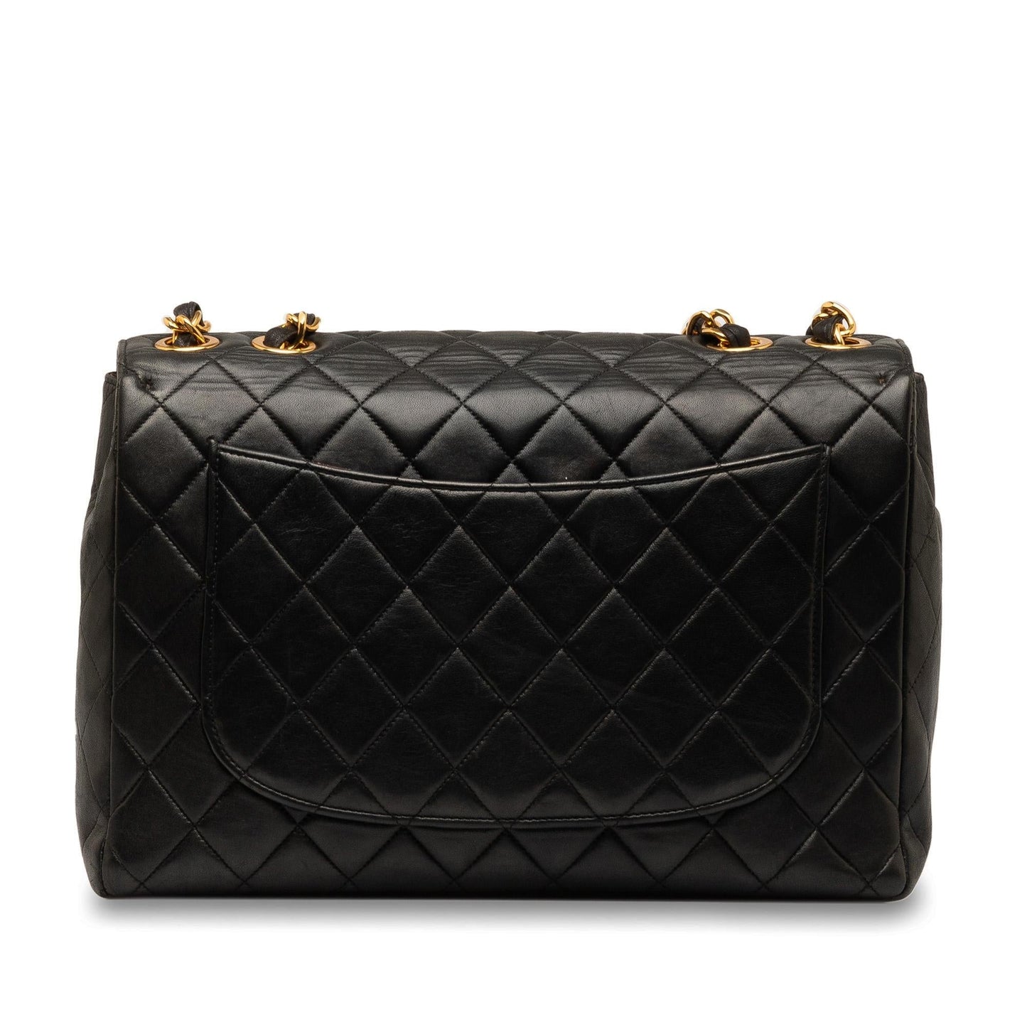 Chanel Jumbo Xl Classic Lambskin Single Flap (Shg-Cqy9Eg) Bag