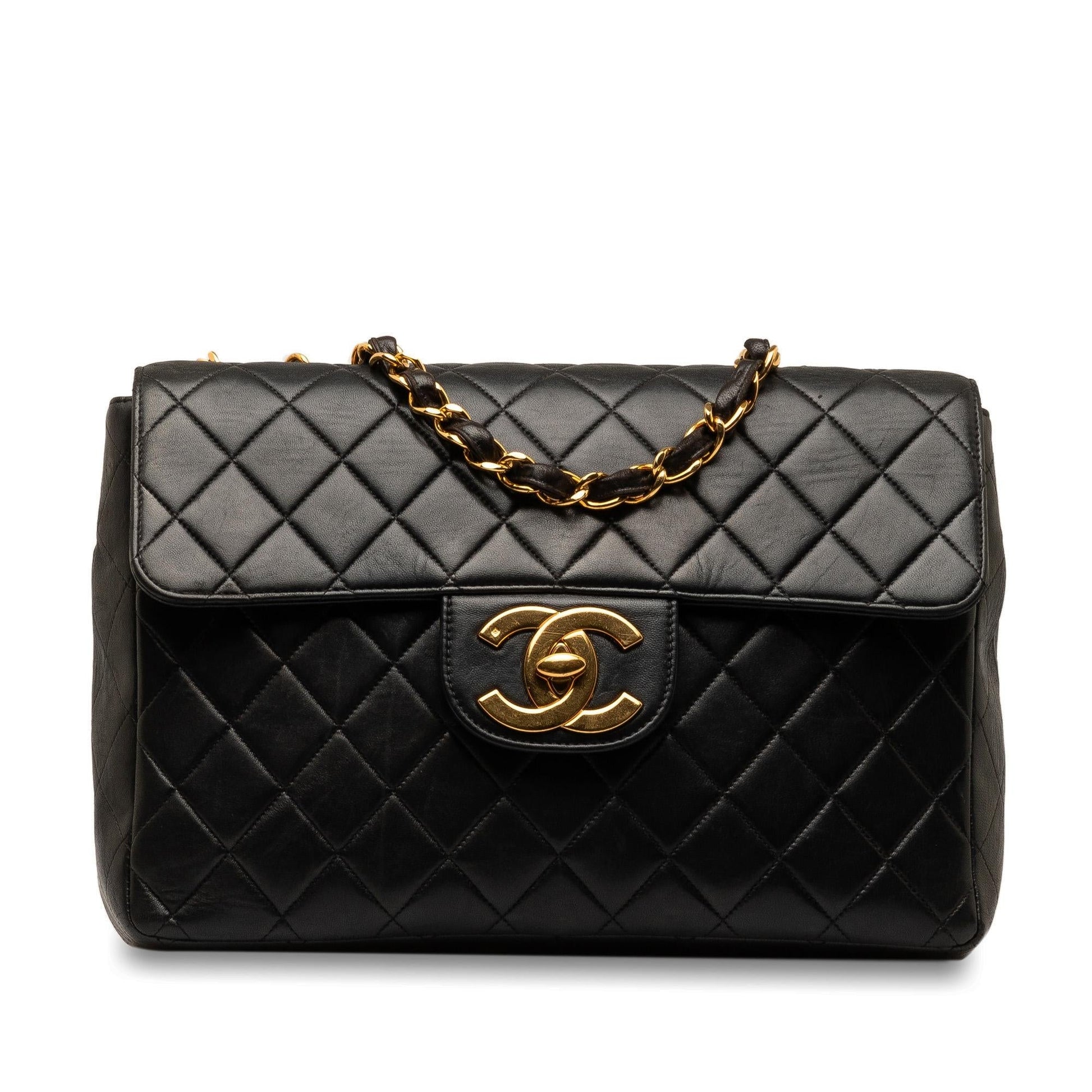 Chanel Jumbo XL Classic Lambskin Single Flap Handbag