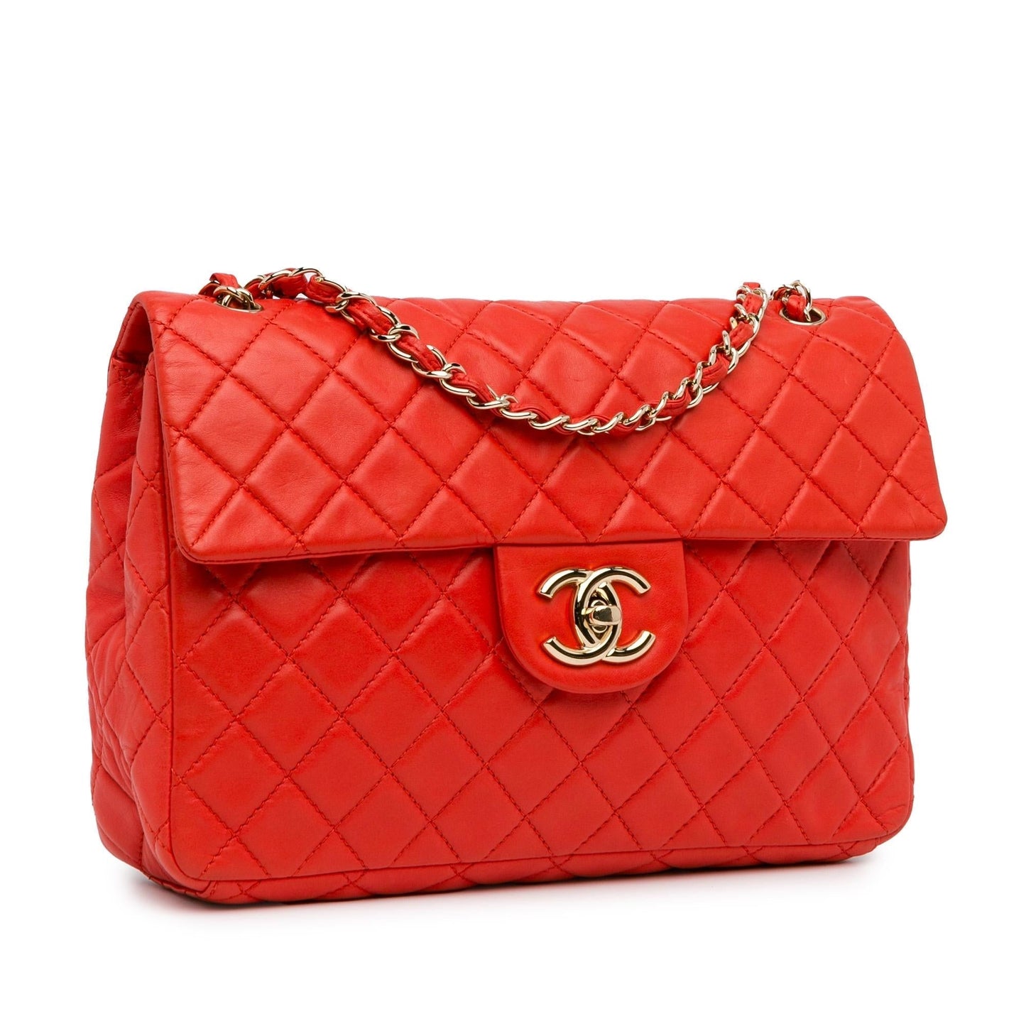 Chanel Jumbo Xl Classic Lambskin Single Flap (Shg-Vp2Npo) Bag