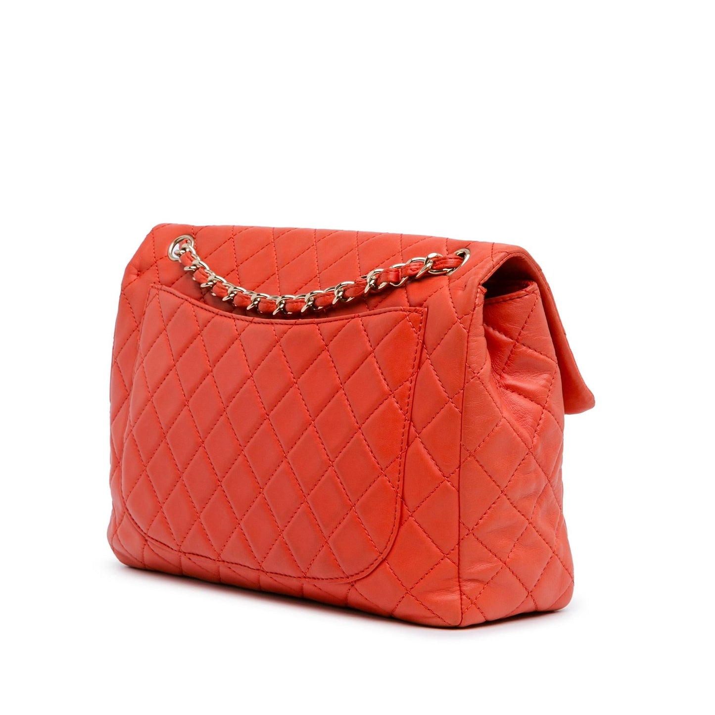 Chanel Jumbo XL Classic Lambskin Single Flap Handbag Shg O9Kjdu