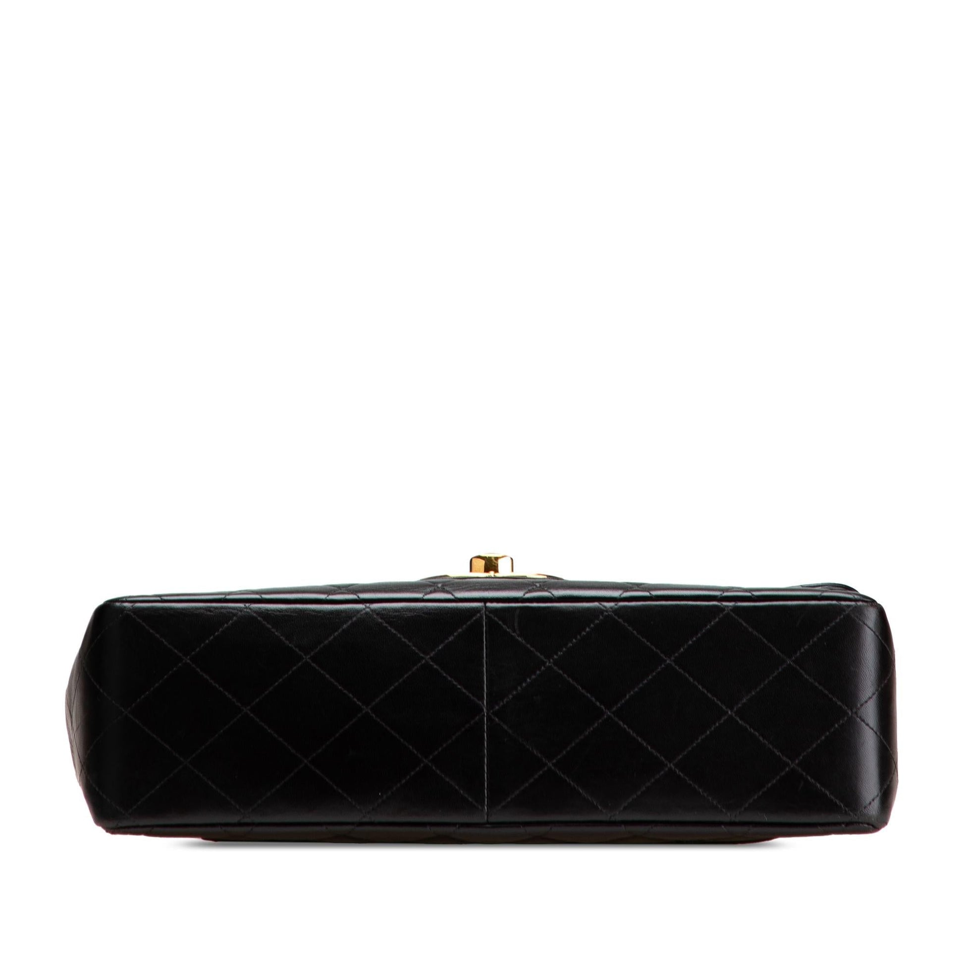 Chanel Jumbo XL Classic Lambskin Single Flap Handbag Flap 3