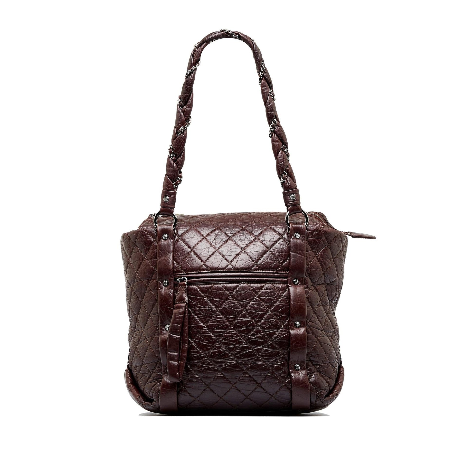 Chanel Lady Braid Shopping SHG-coeeFn Tote Bag