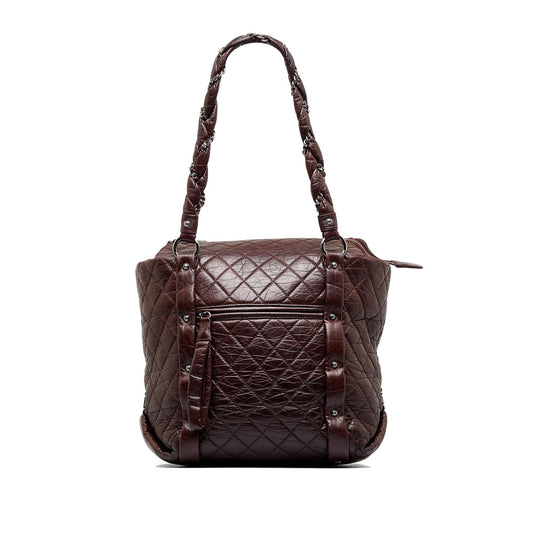 Chanel Lady Braid Shopping SHG-coeeFn Tote Bag