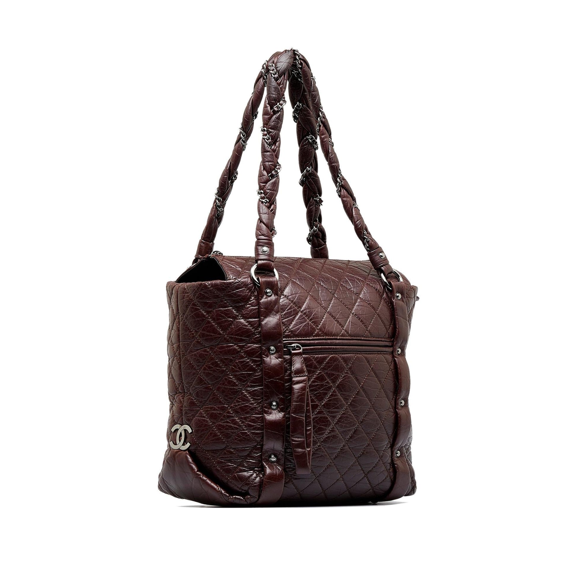 Chanel Lady Braid Shopping SHG-coeeFn Tote Bag