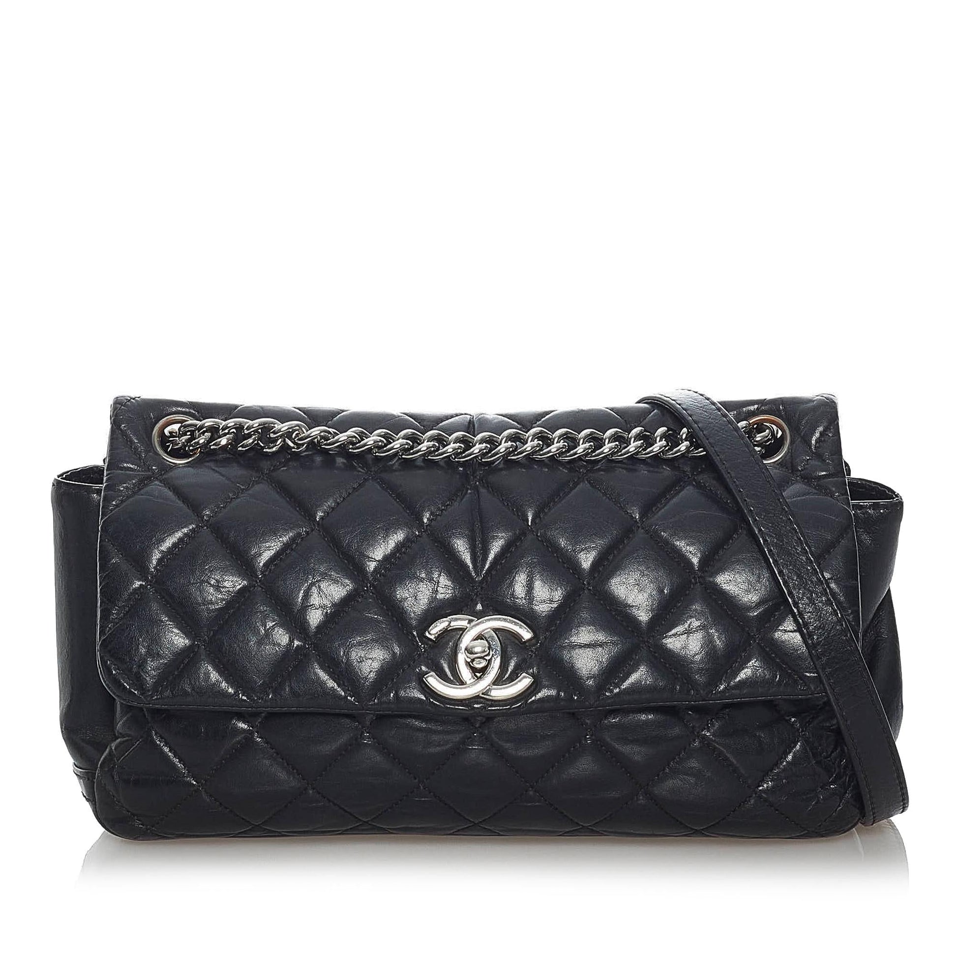 Chanel Lady Pearly Matelasse Lambskin Flap SHG Shoulder Bag