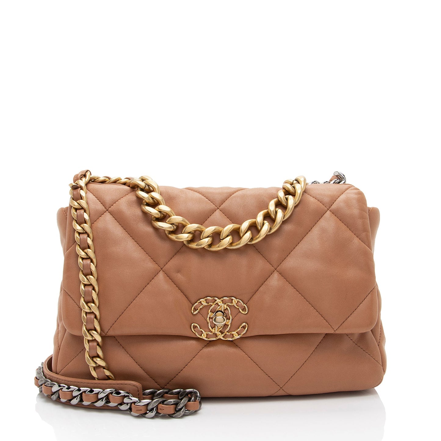 Chanel Lambskin 19 Flap SHF-4BZeZZ Shoulder Bag